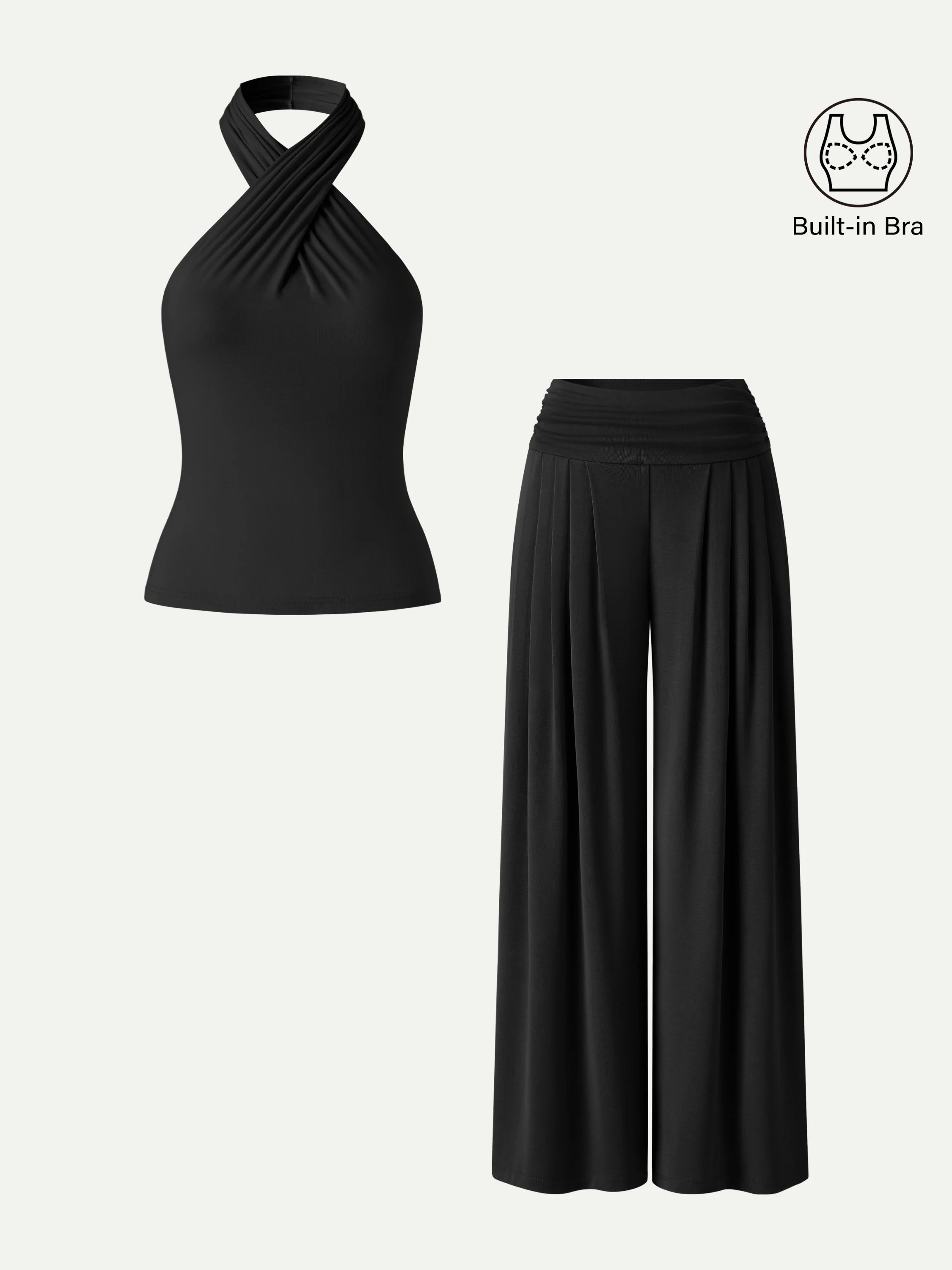 Criss Cross Halter Neck Going-Out Bra Top - Image 5