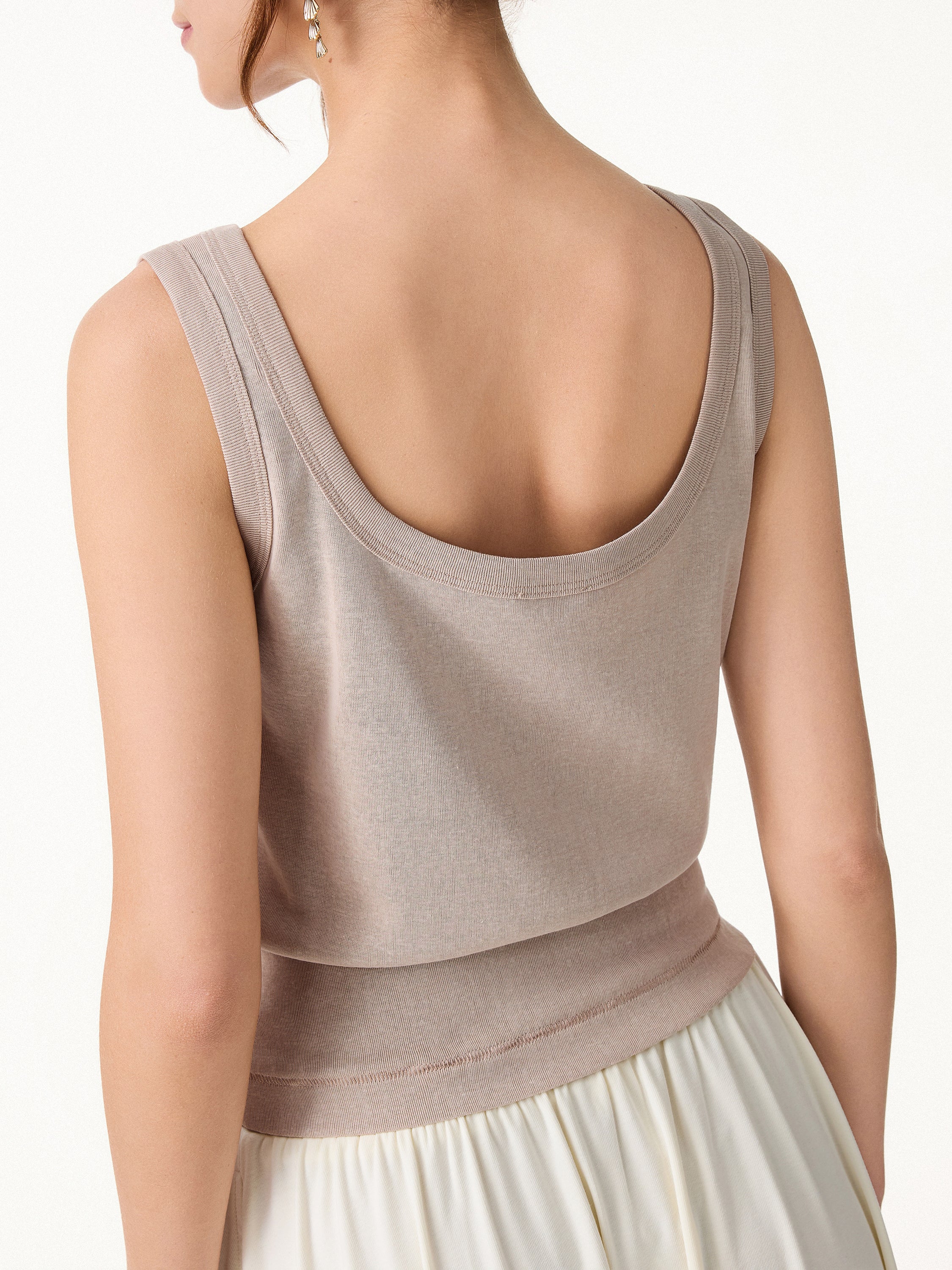 2Pcs Set Reversible Boatneck Top & Maxi Flared Pull-On Skirt - Image 12