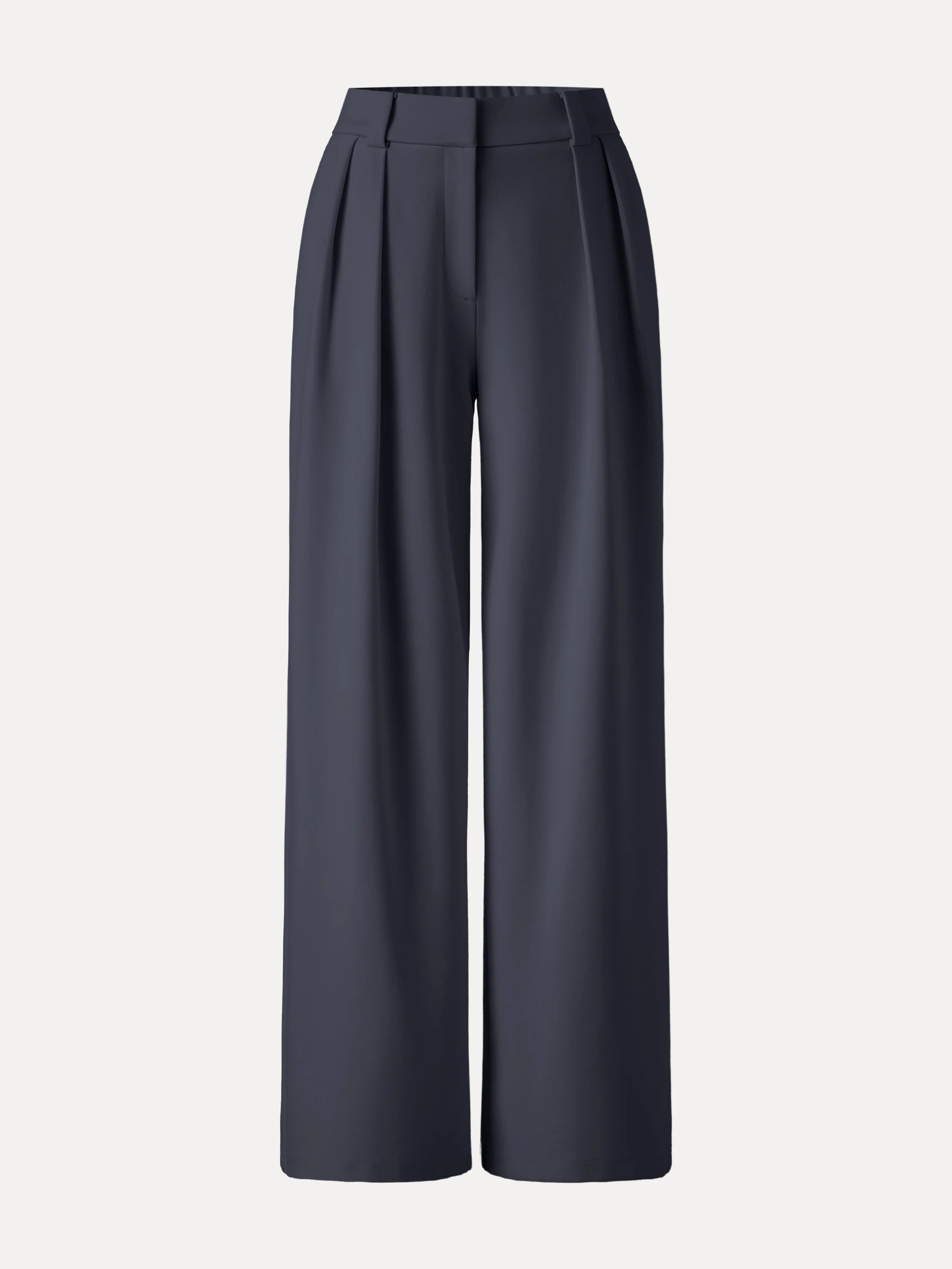 4-Way Stretch Drapey Mid Rise Wide Leg Work Pant - Image 20