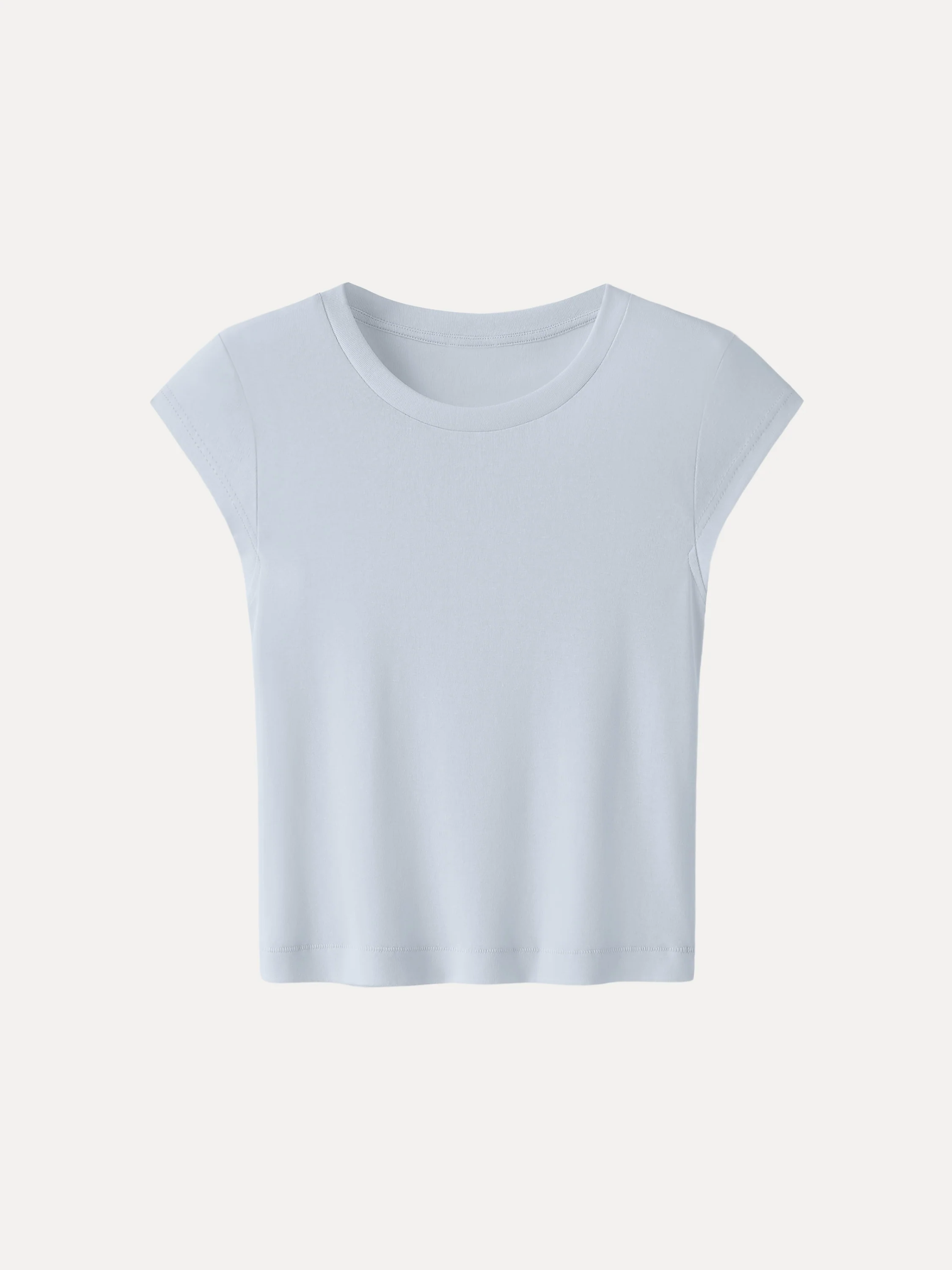 Cotton-Linen Blend Cooling Essential Summer Tee - Image 2
