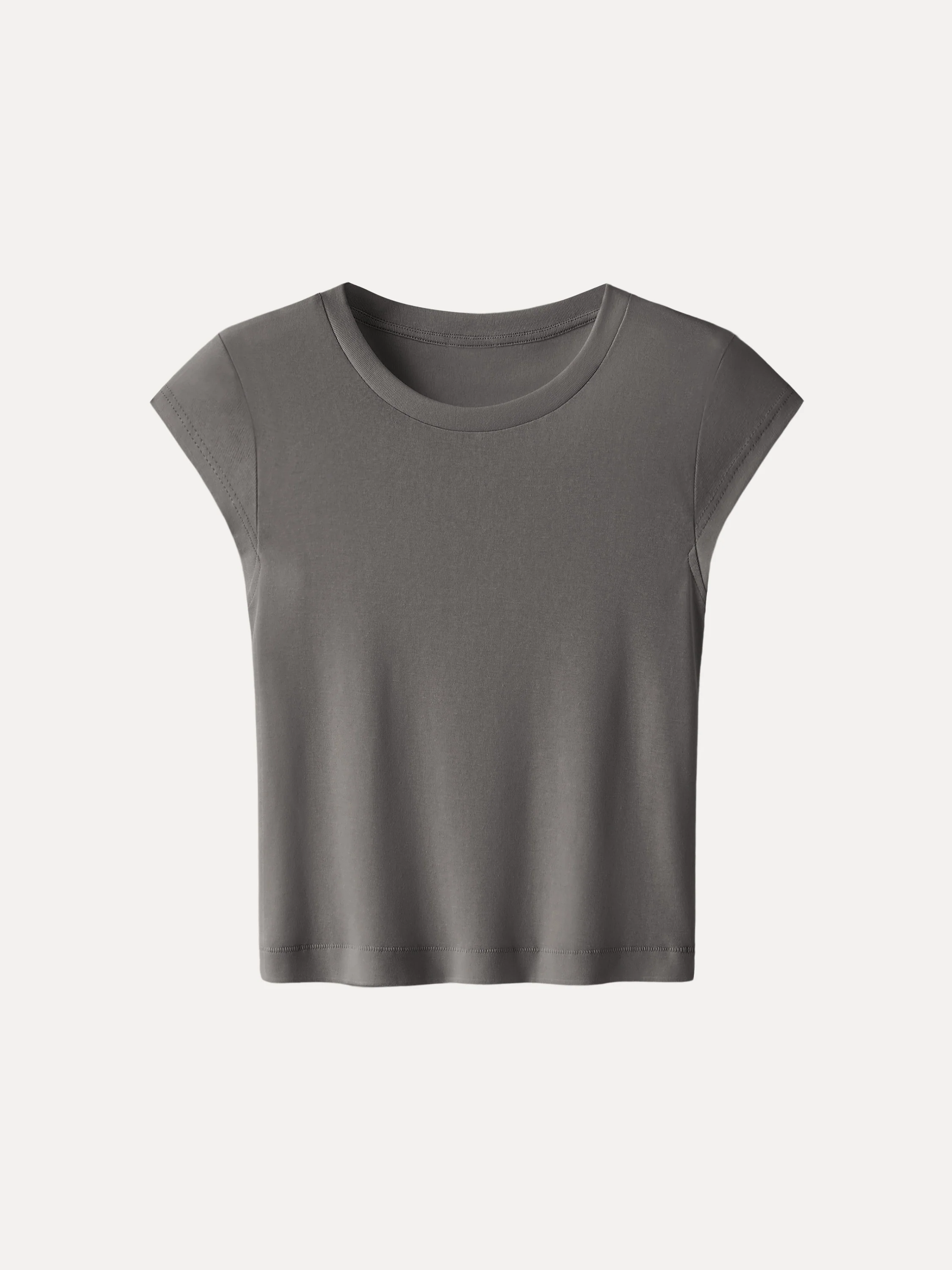 Cotton-Linen Blend Cooling Essential Summer Tee - Image 4