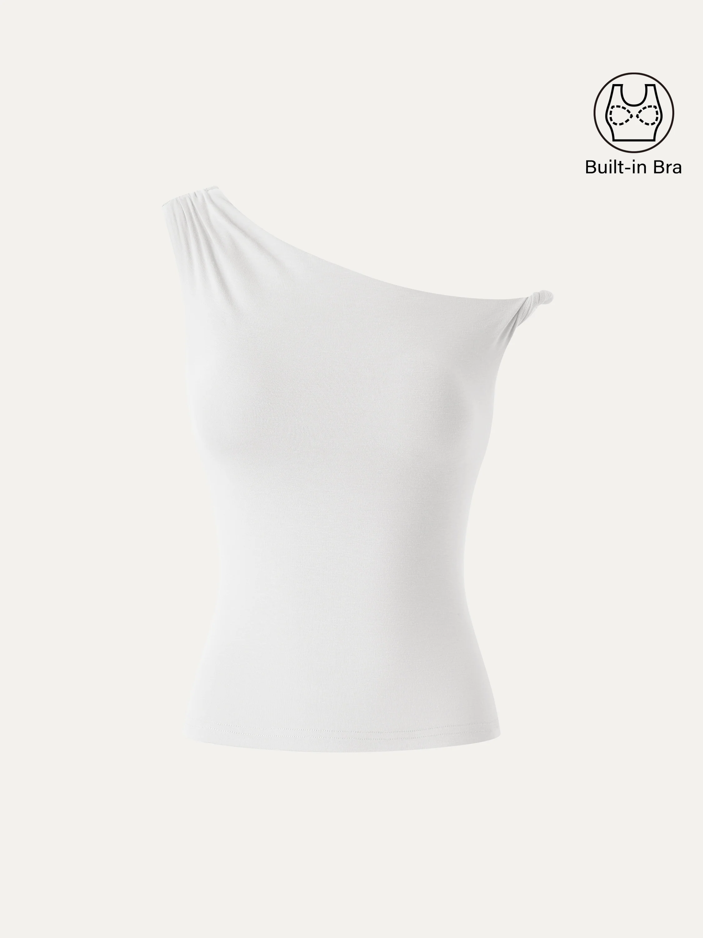 CoolTouch Asymmetrical Shoulder Bra Top - Image 10