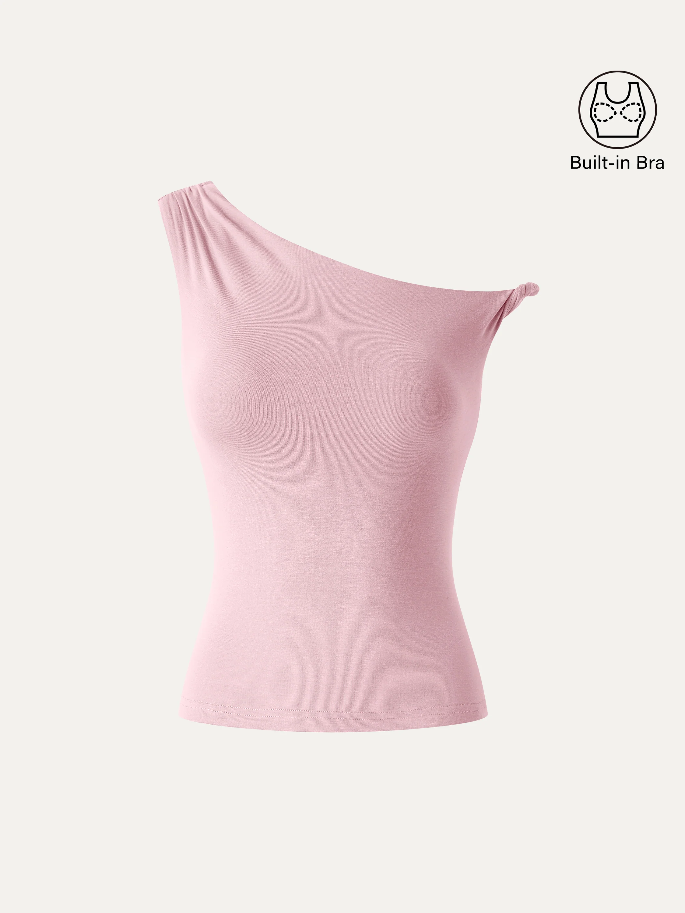 CoolTouch Asymmetrical Shoulder Bra Top - Image 12