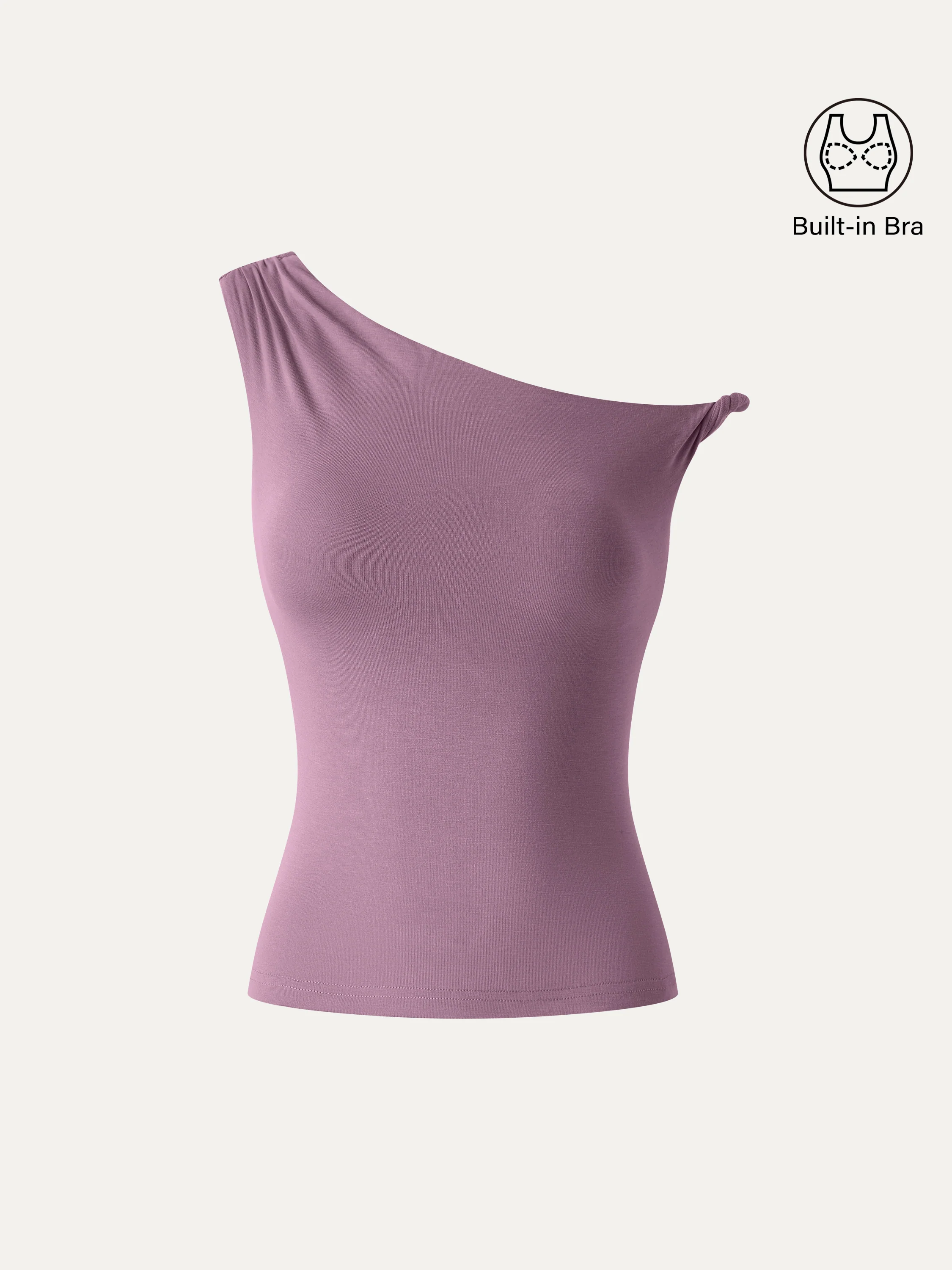 CoolTouch Asymmetrical Shoulder Bra Top - Image 13