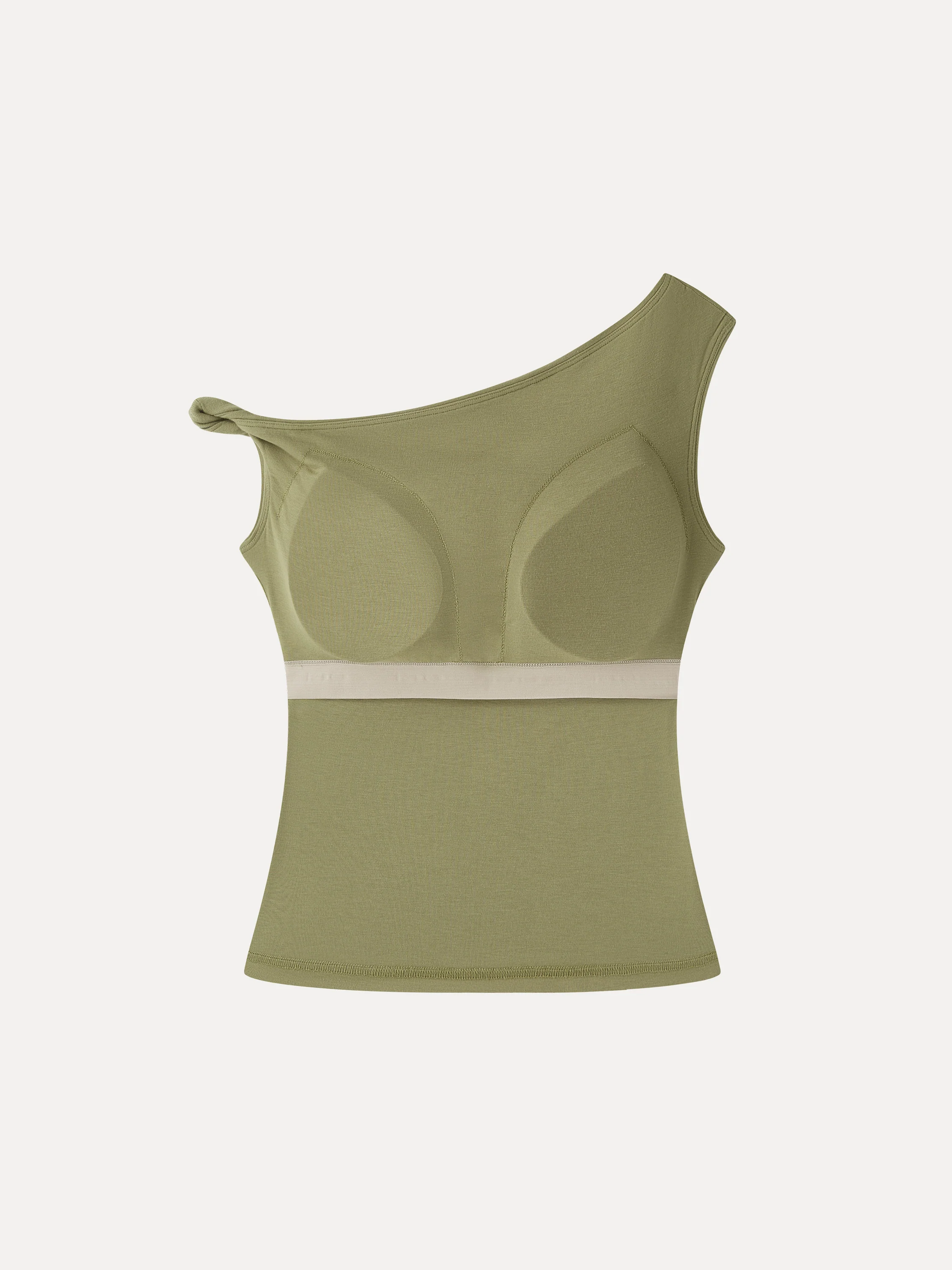 CoolTouch Asymmetrical Shoulder Bra Top - Image 7