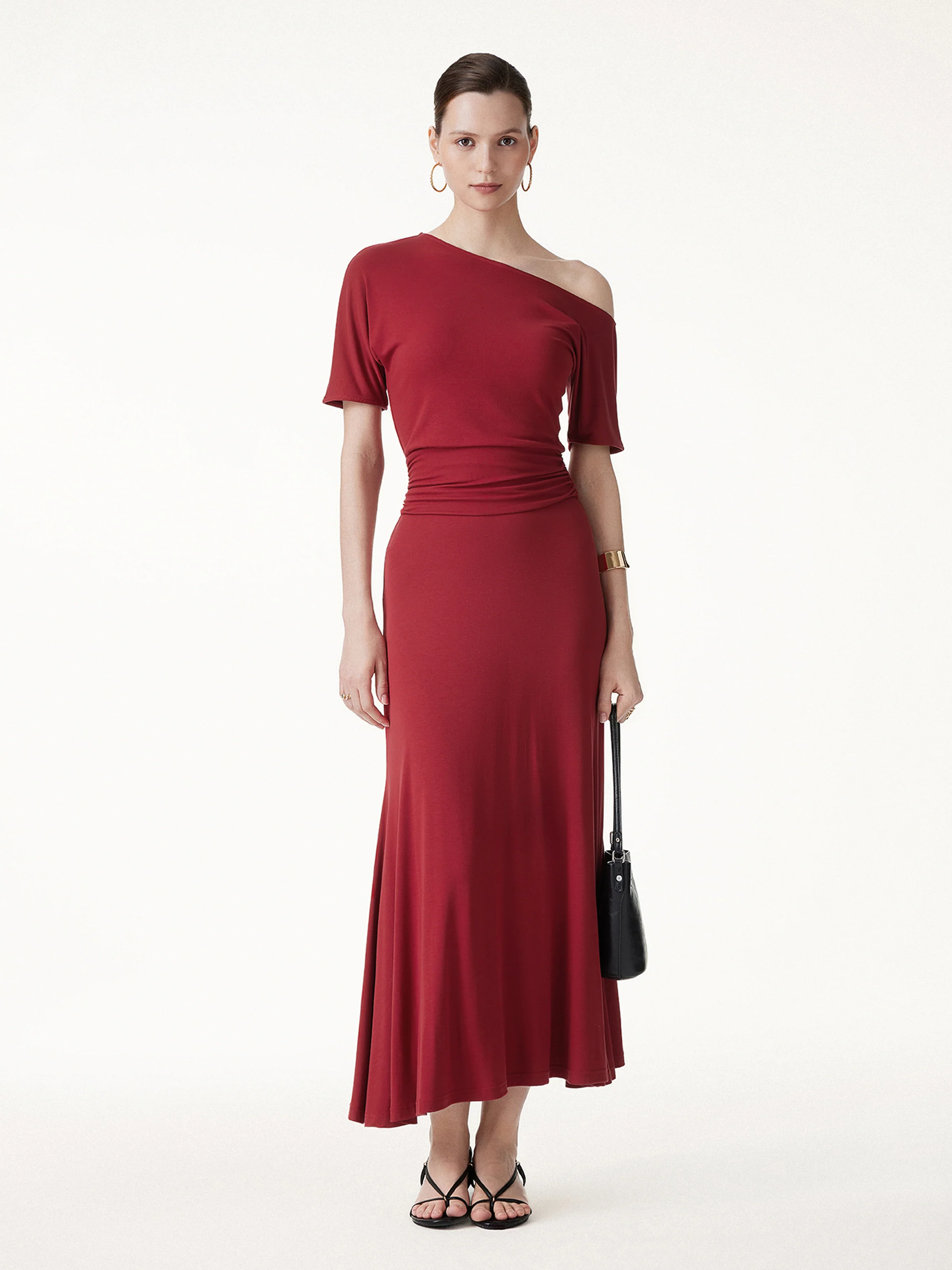 CoolTouch Flowy Maxi Flared Skirt - Image 3