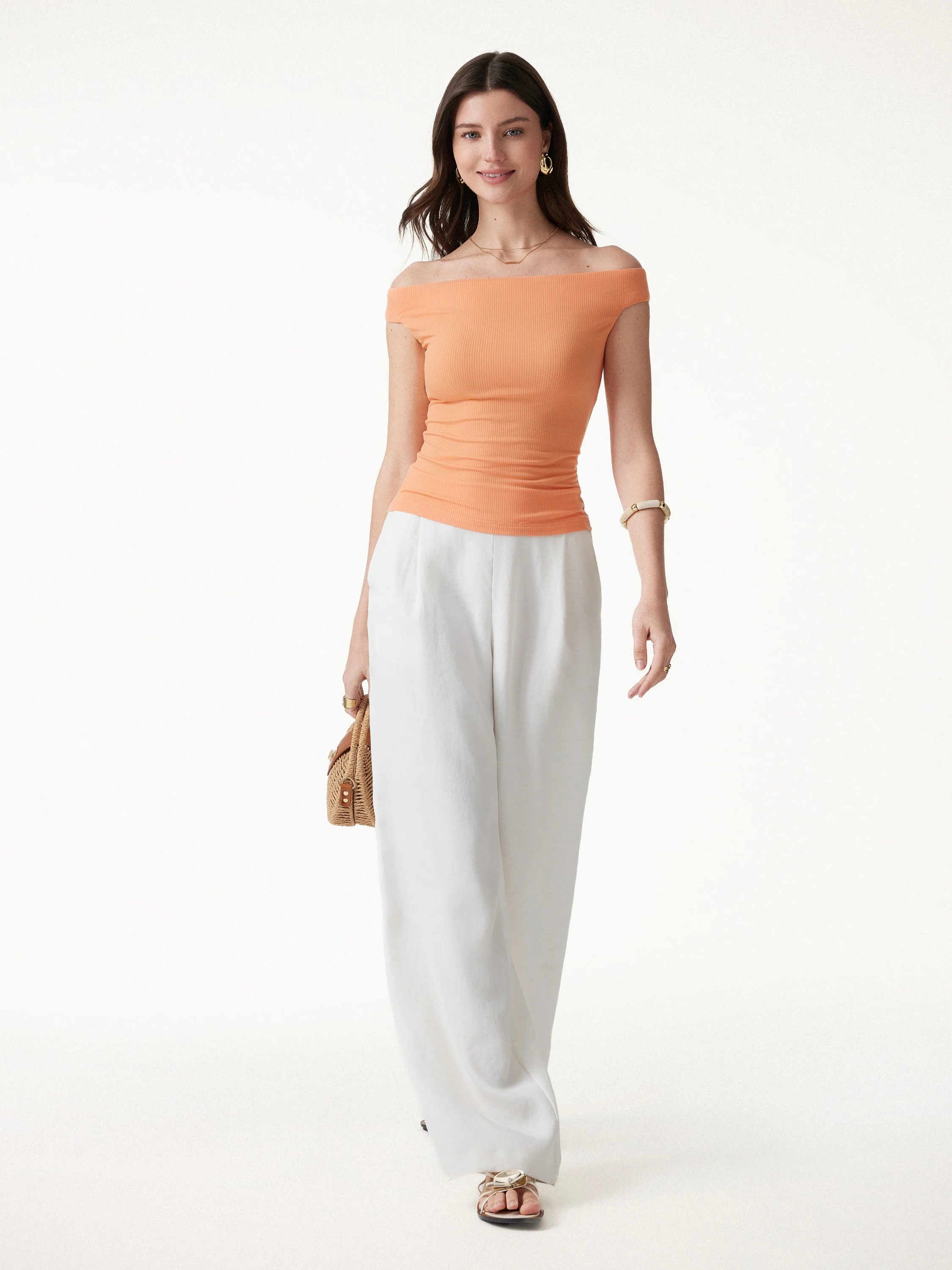 CoolTouch Off-the-Shoulder Contour Bra Top - Image 5