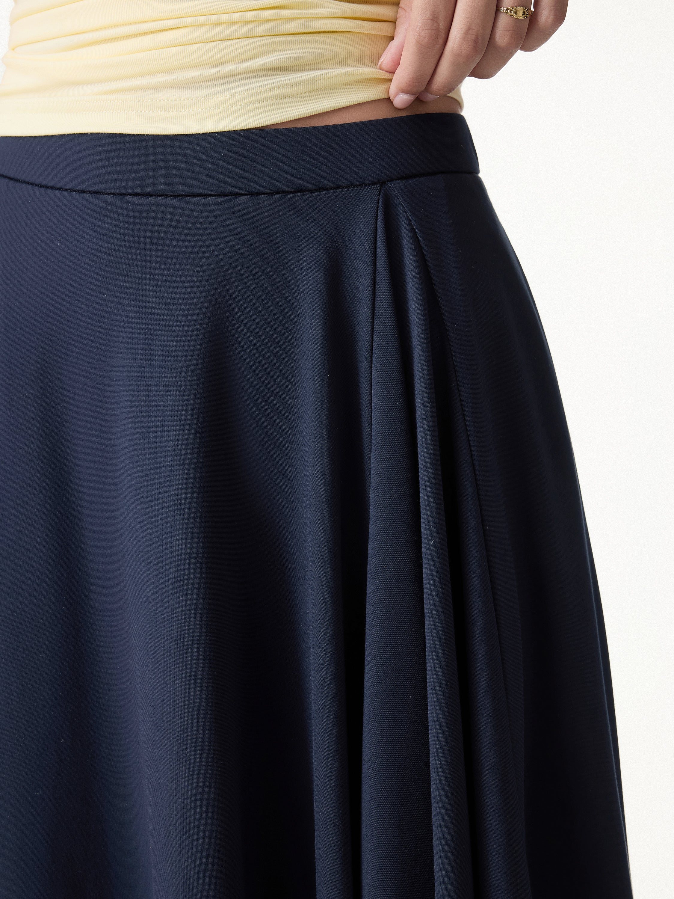 CoolTouch Ponte Circle Skirt with Pockets - Image 2