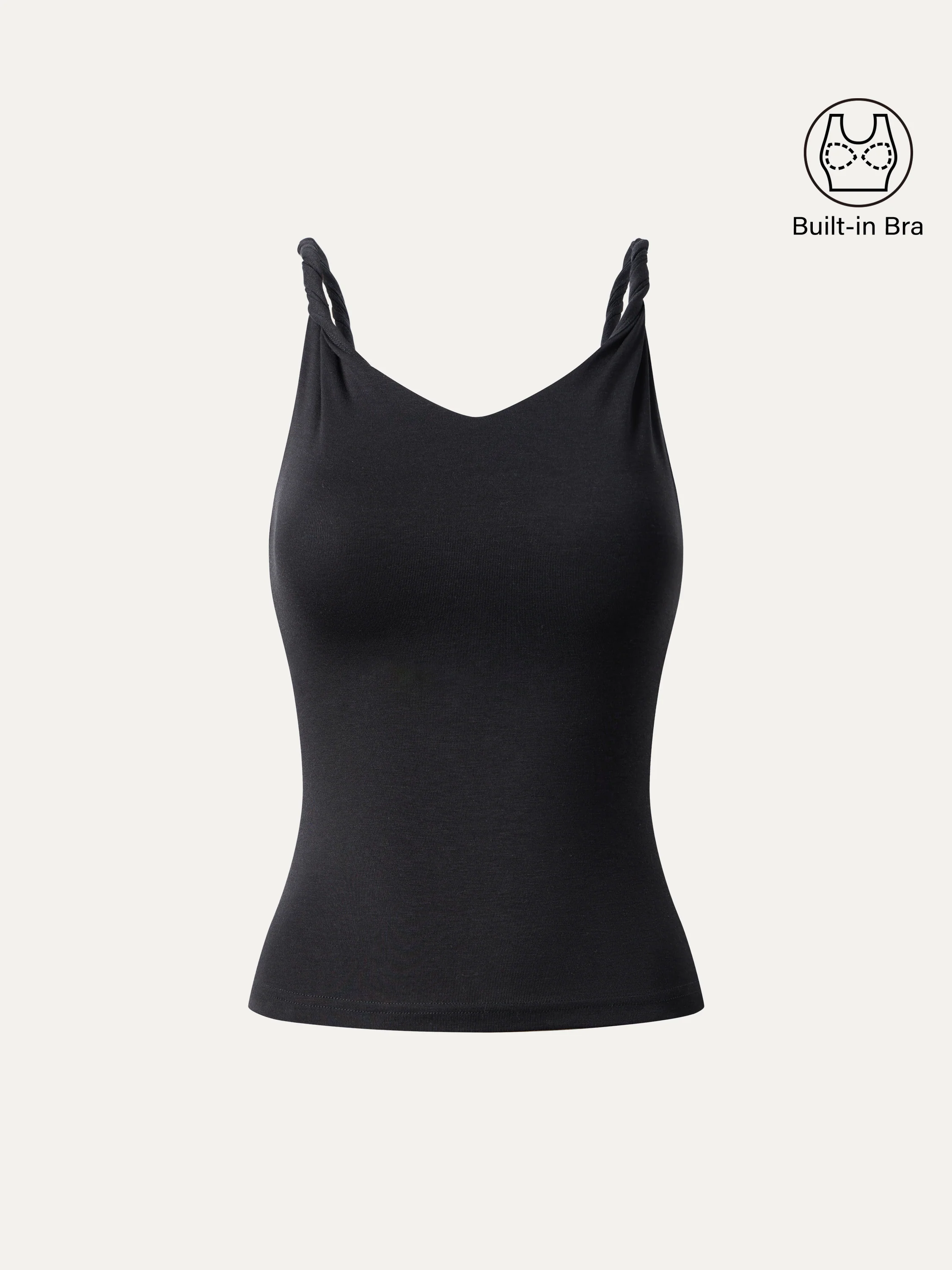 CoolTouch Twisted Strap V-Neck Bra Tank - Image 11