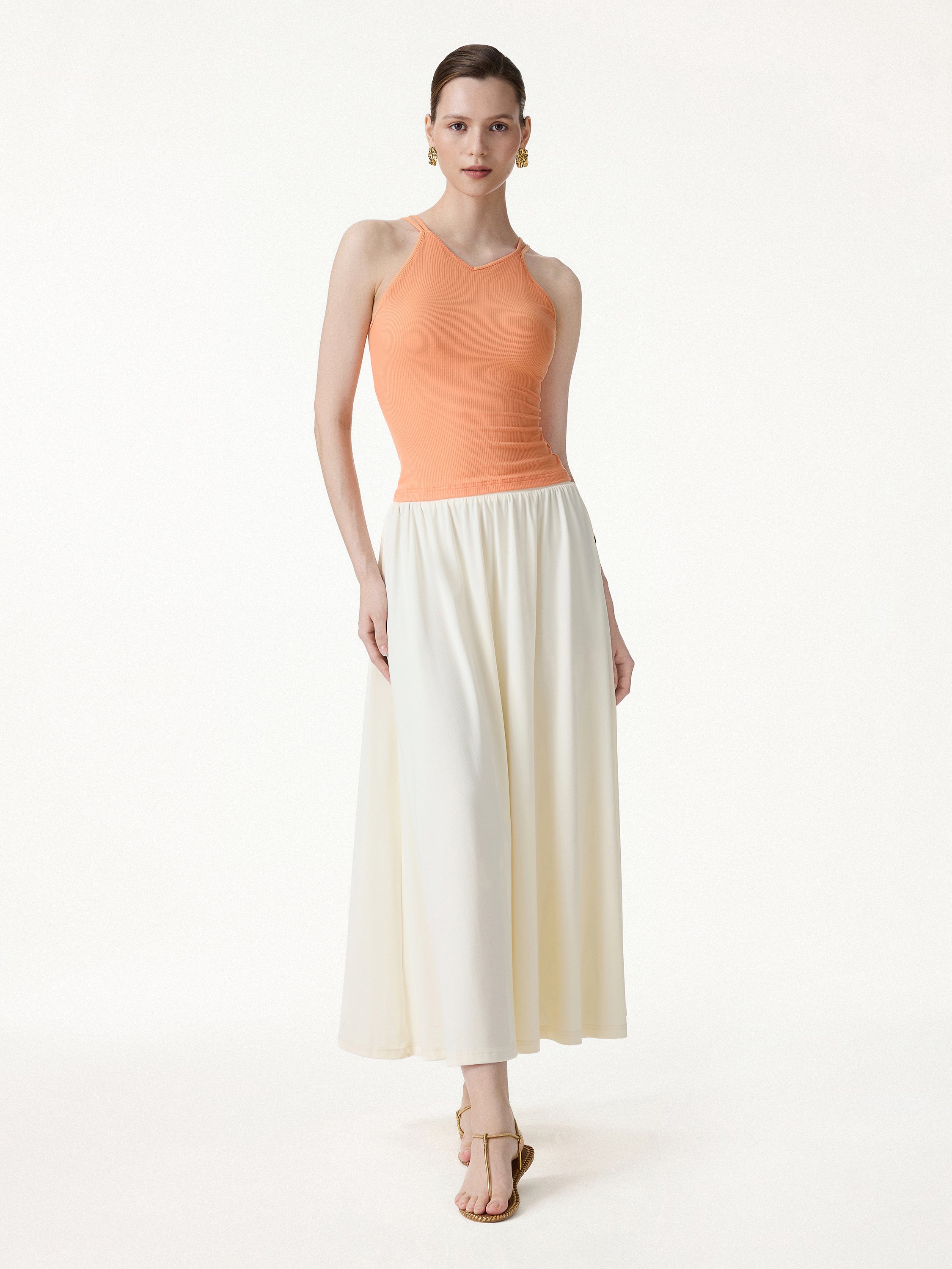 CoolTouch V-Neck Spaghetti Bra Tank - Image 5