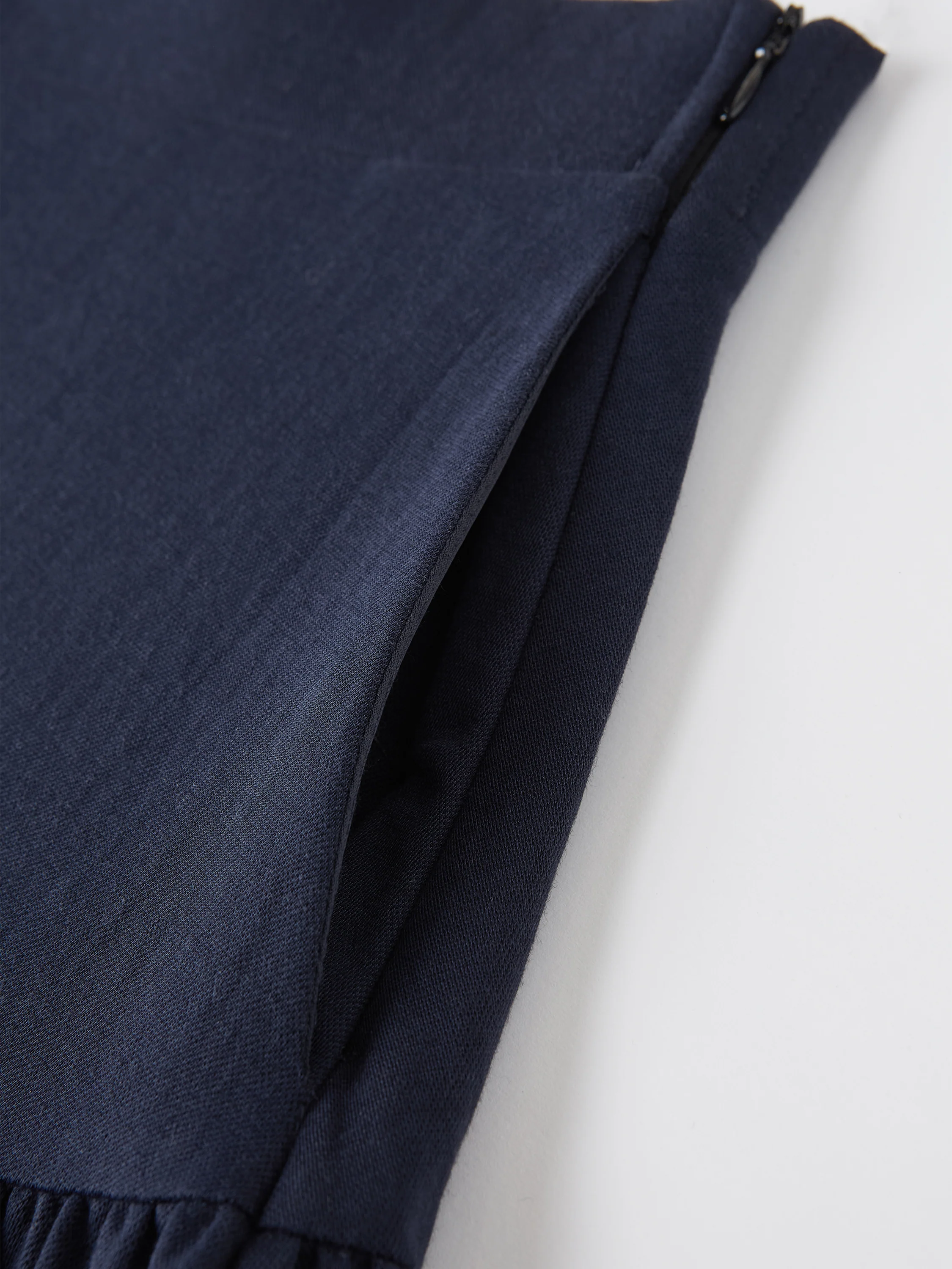 Cotton-Linen Gathered Midi Skirt with Pockets - Image 12