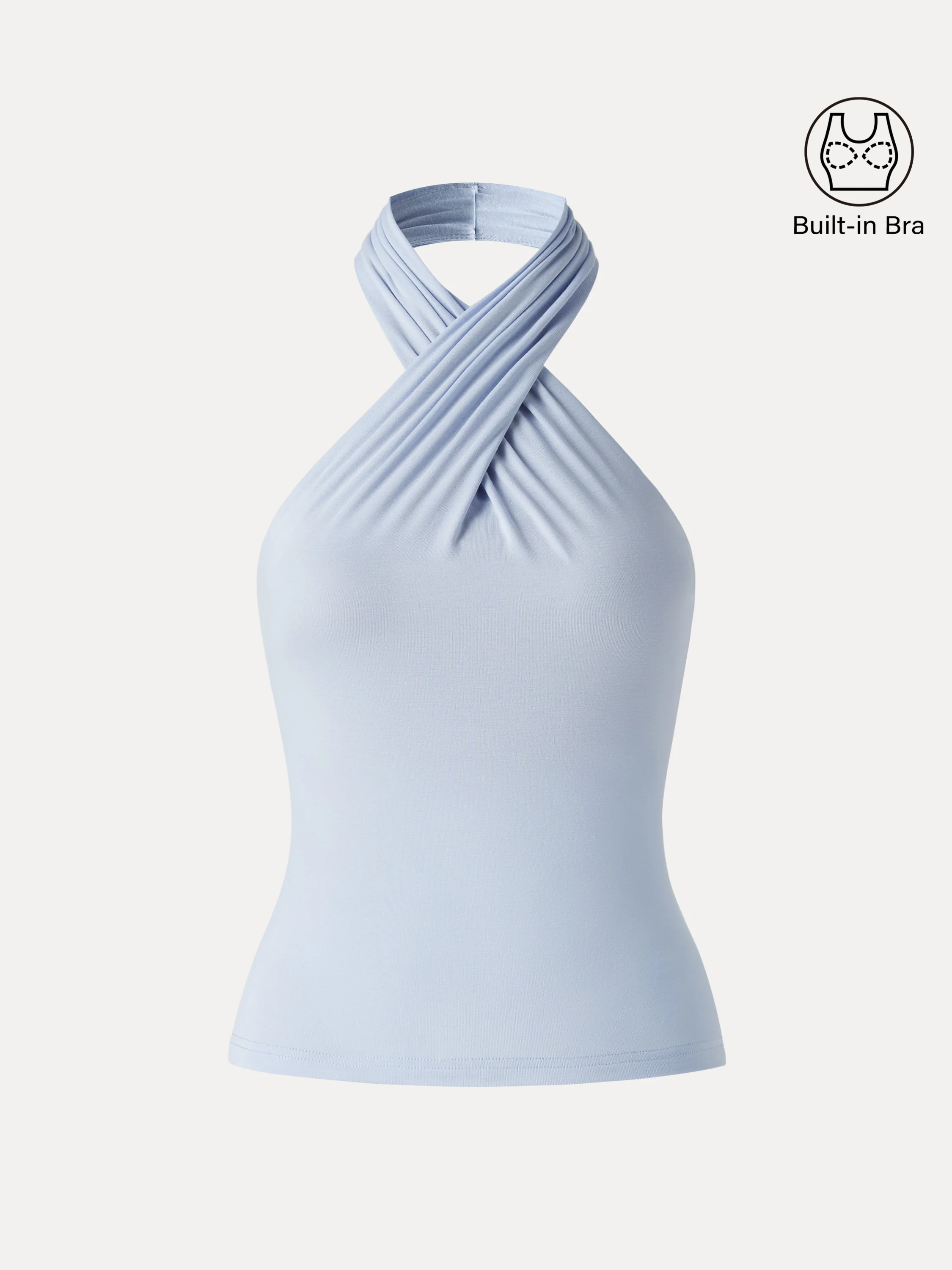 Criss Cross Halter Neck Going-Out Bra Top - Image 10