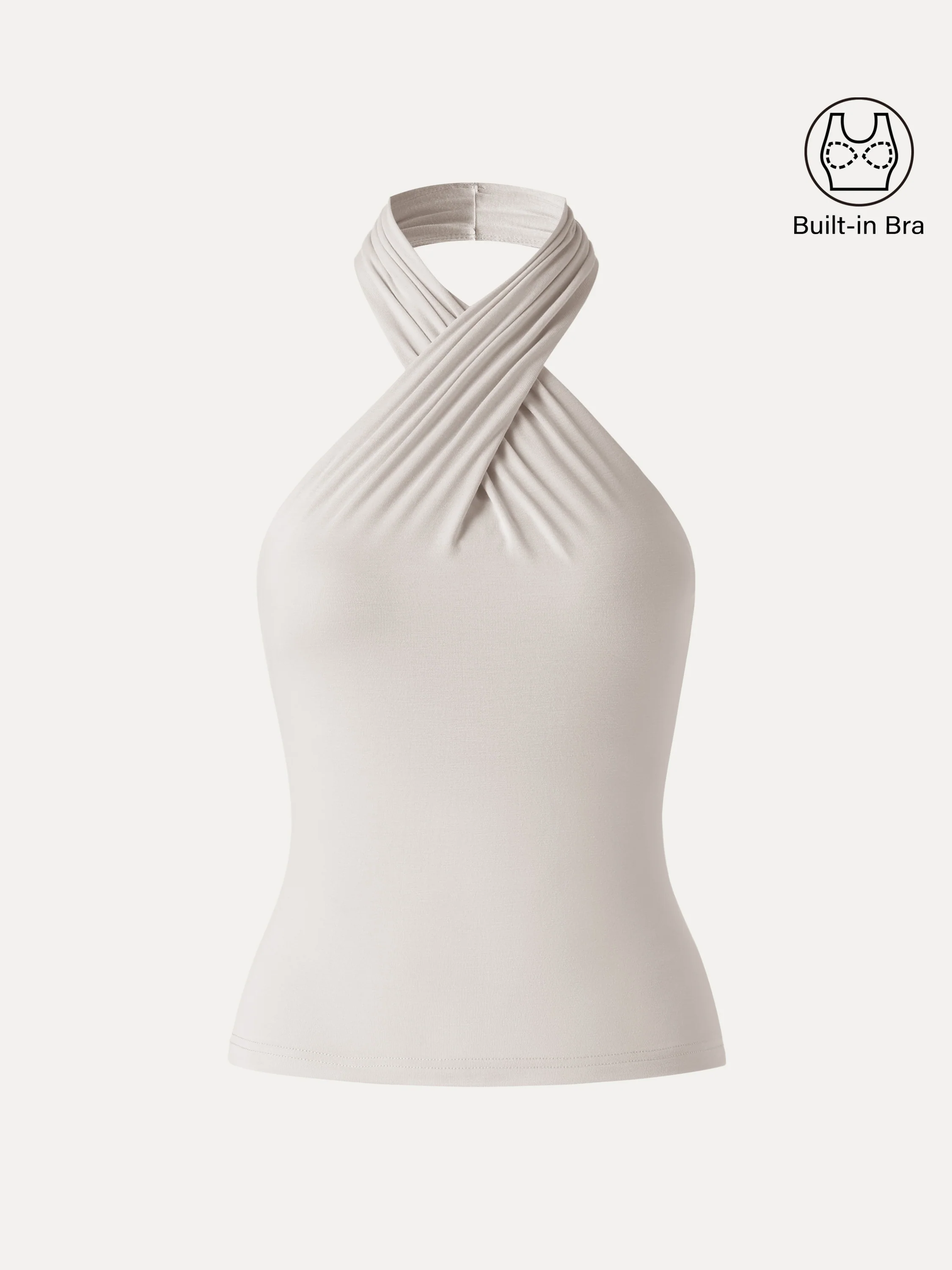 Criss Cross Halter Neck Going-Out Bra Top - Image 11