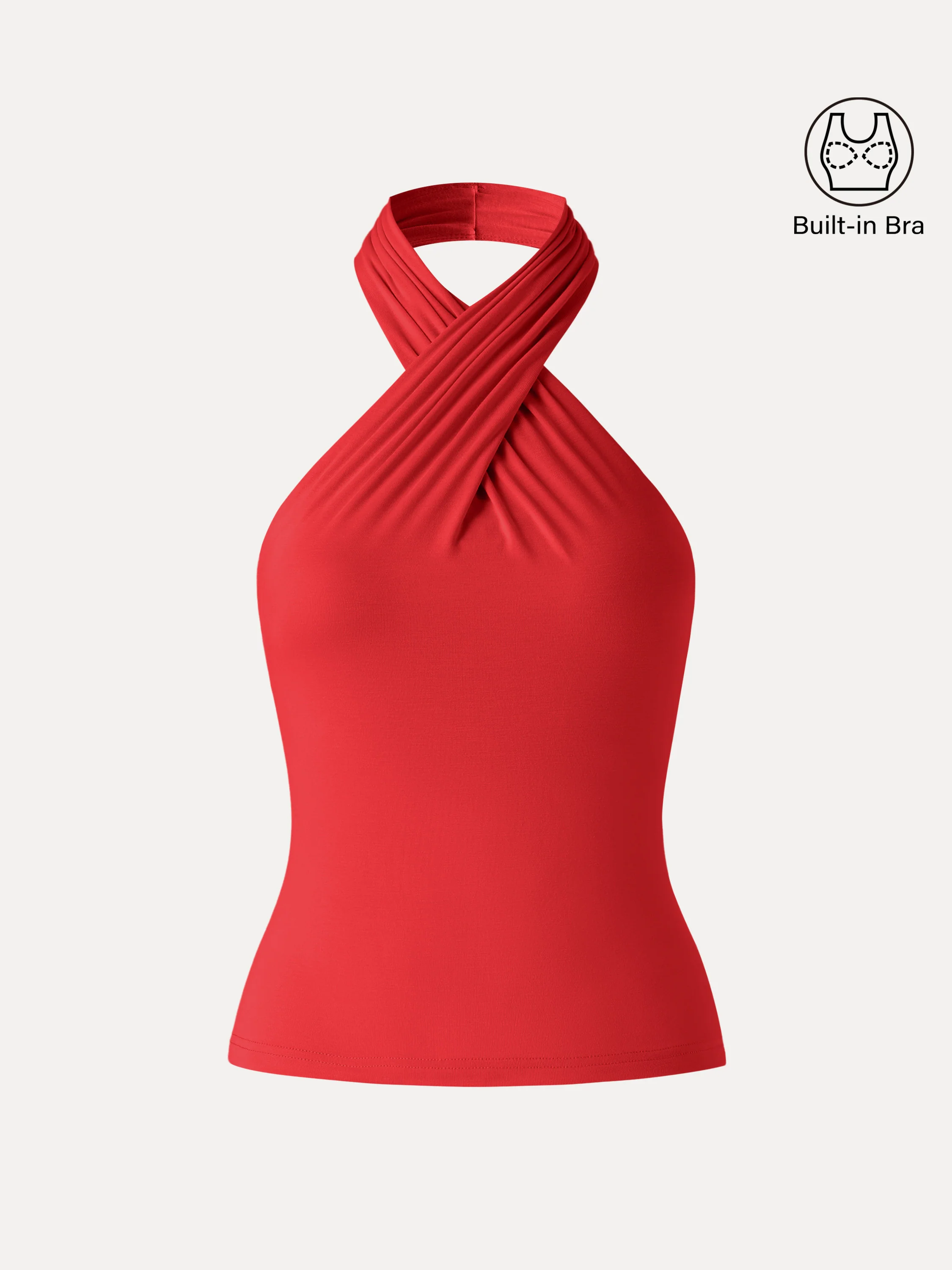 Criss Cross Halter Neck Going-Out Bra Top - Image 16