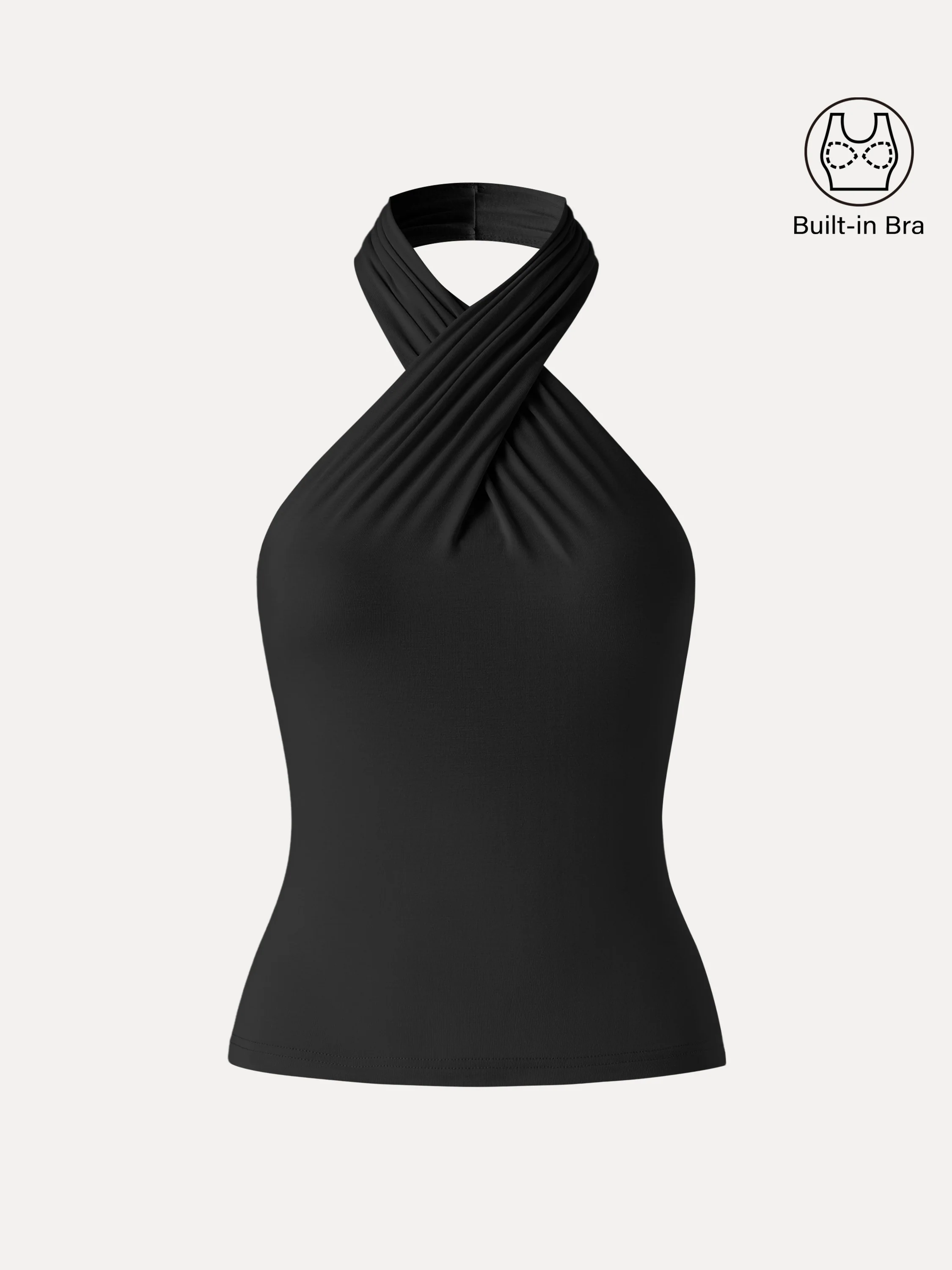 Criss Cross Halter Neck Going-Out Bra Top - Image 17