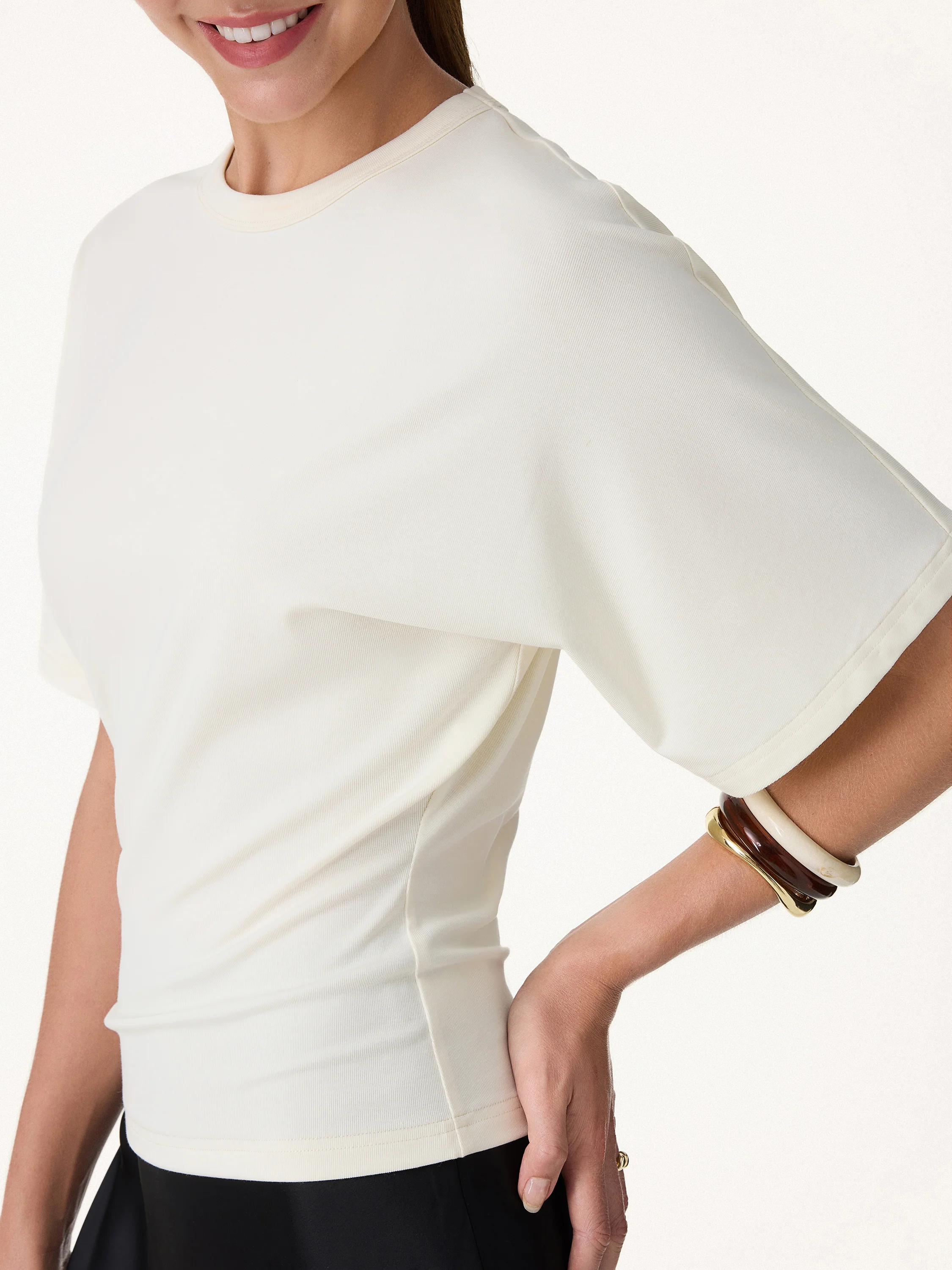 Elevated Cotton-Blend Essential Tee - Image 2