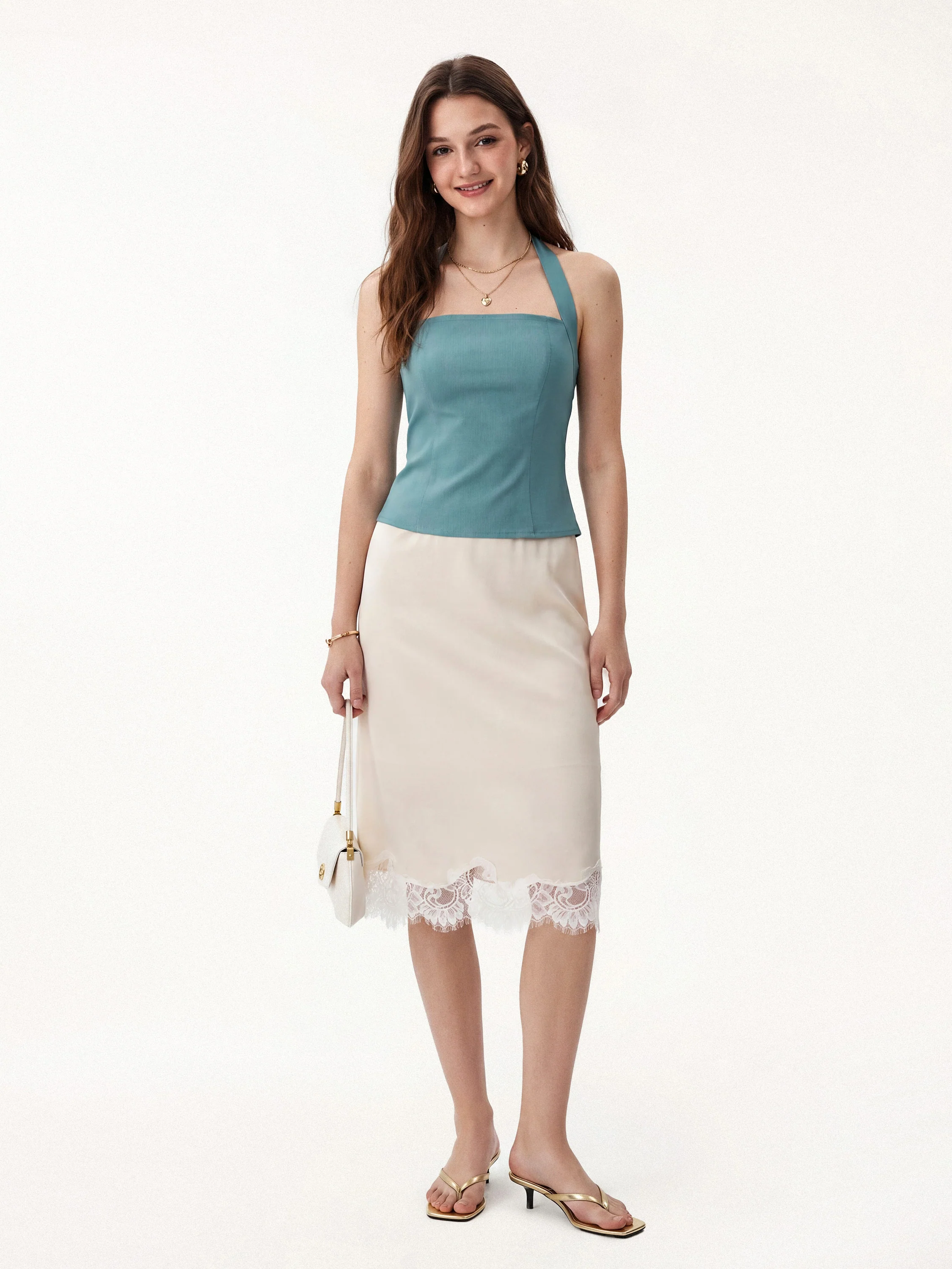 Halter Neck Smocked Top - Image 12