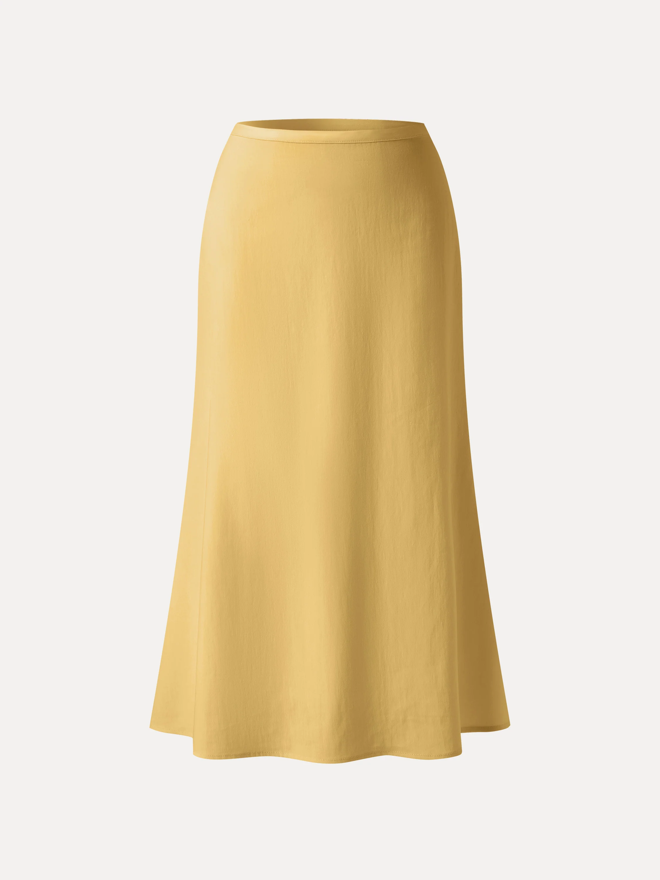 Lyocell-Linen Blend Maxi Flared Pull-On Skirt - Image 13