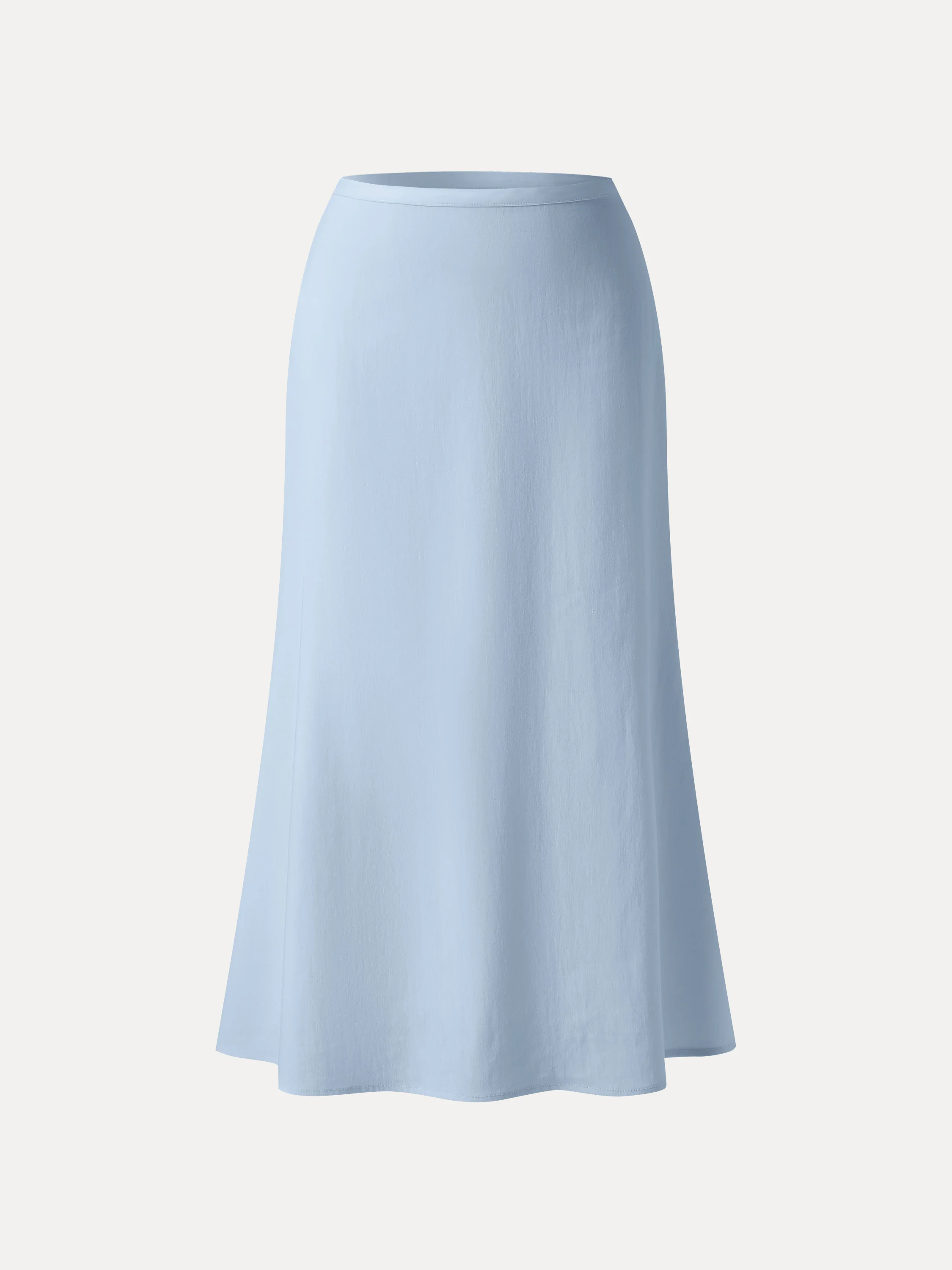 Lyocell-Linen Blend Maxi Flared Pull-On Skirt - Image 14