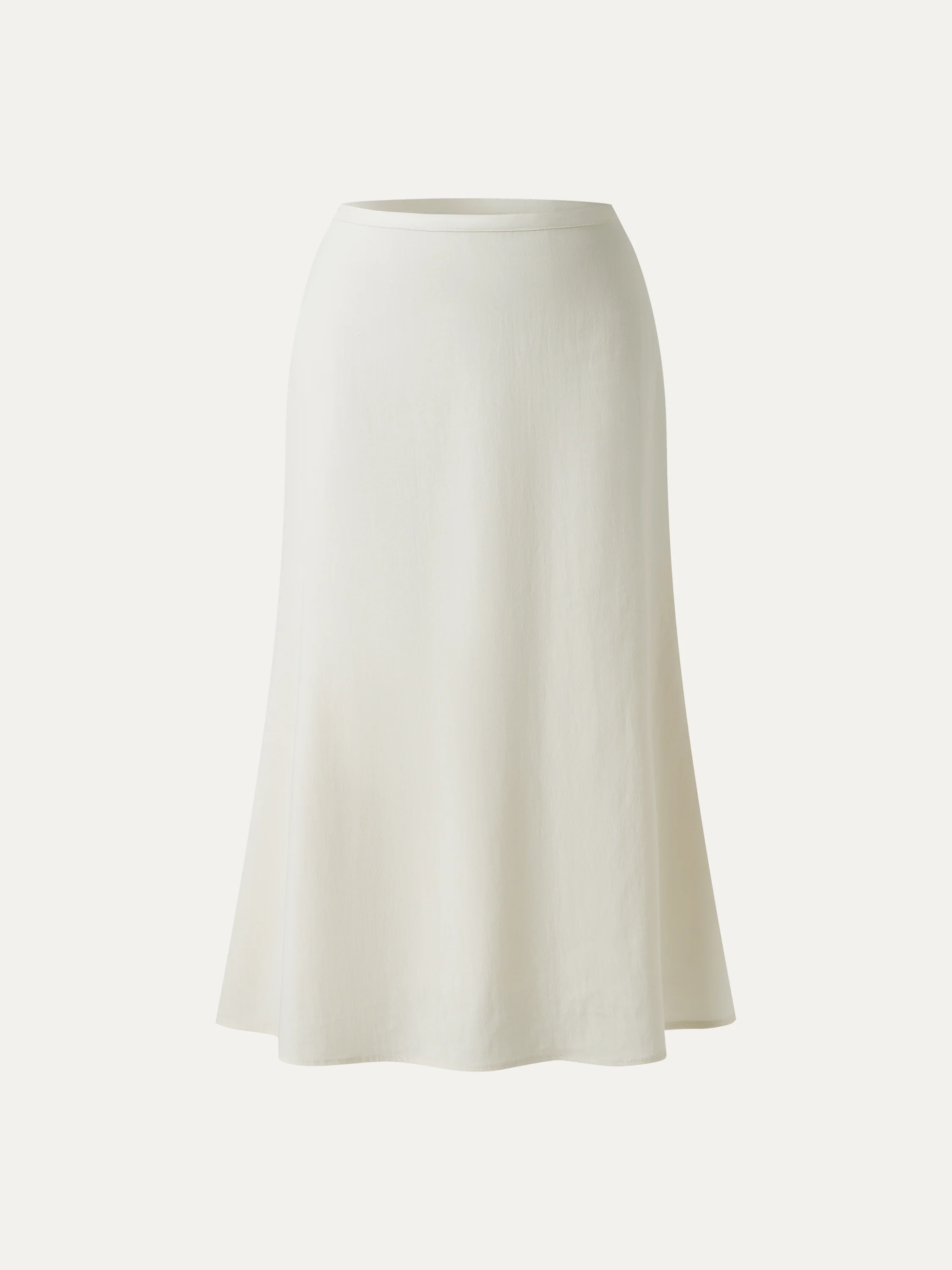 Lyocell-Linen Blend Maxi Flared Pull-On Skirt - Image 19
