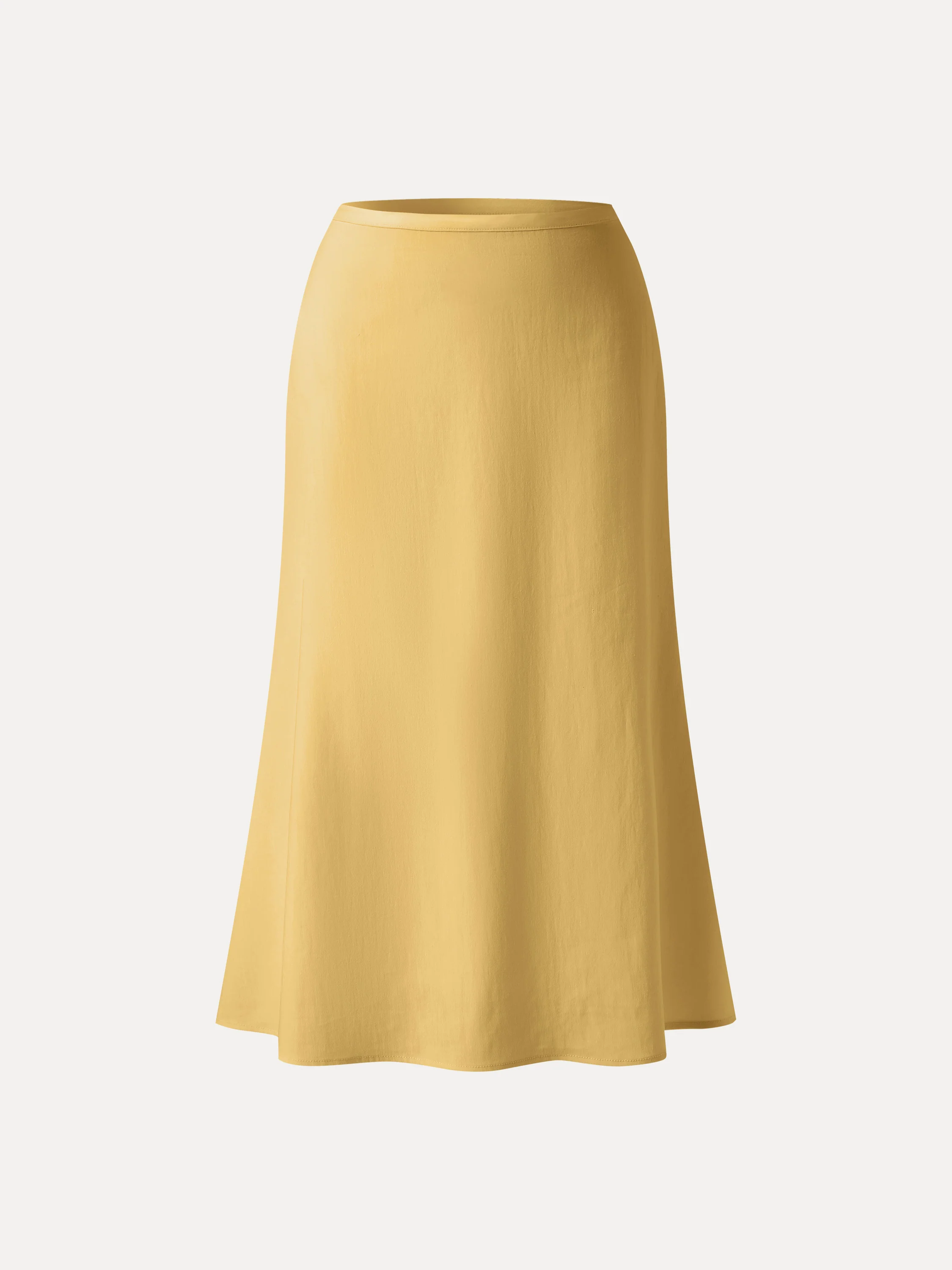 Lyocell-Linen Blend Maxi Flared Pull-On Skirt - Image 20