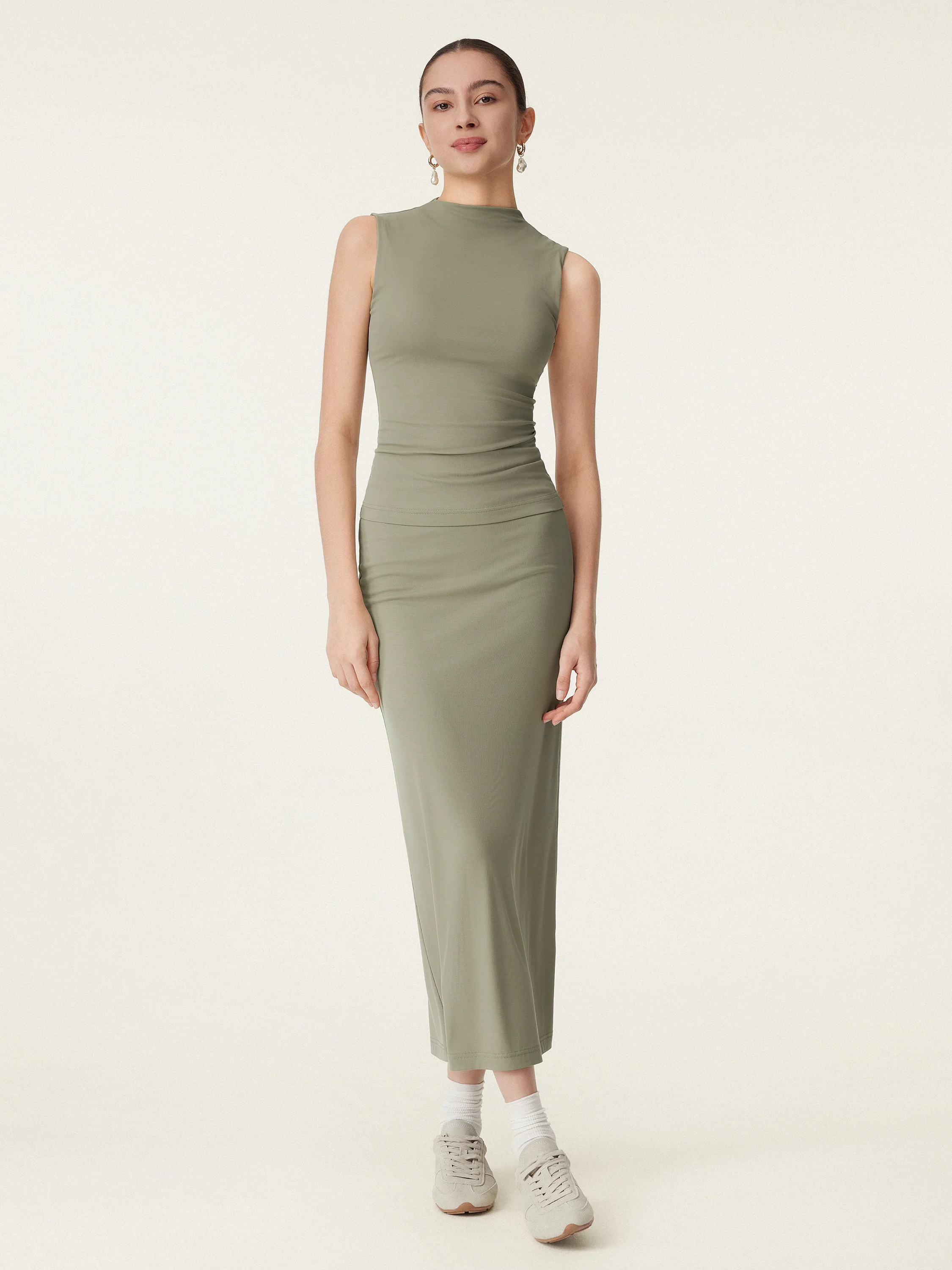 Mockneck New Airy Bra Tank - Image 5