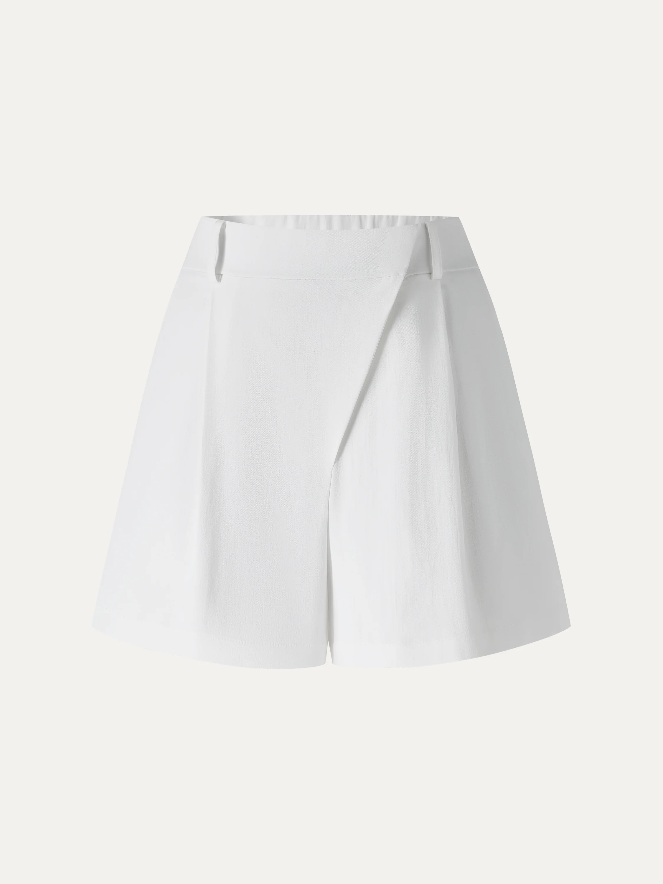 Not-See-Thru Linen-Like A-Line Shorts - Image 11