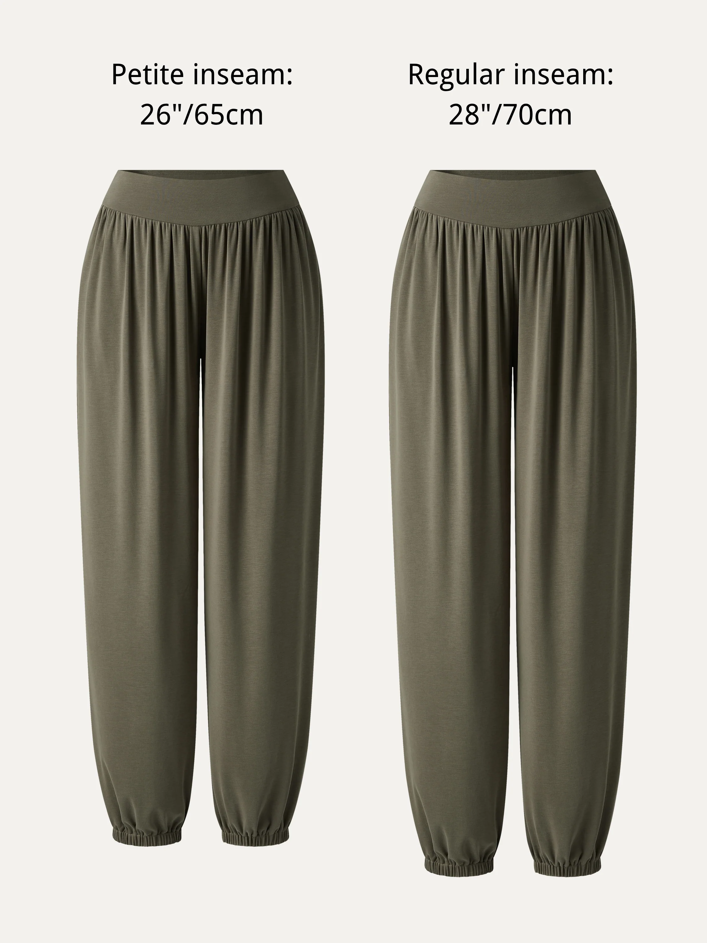 Sandwashed Modal Ultra-Soft High Rise Balloon Pants with Pockets - Image 11