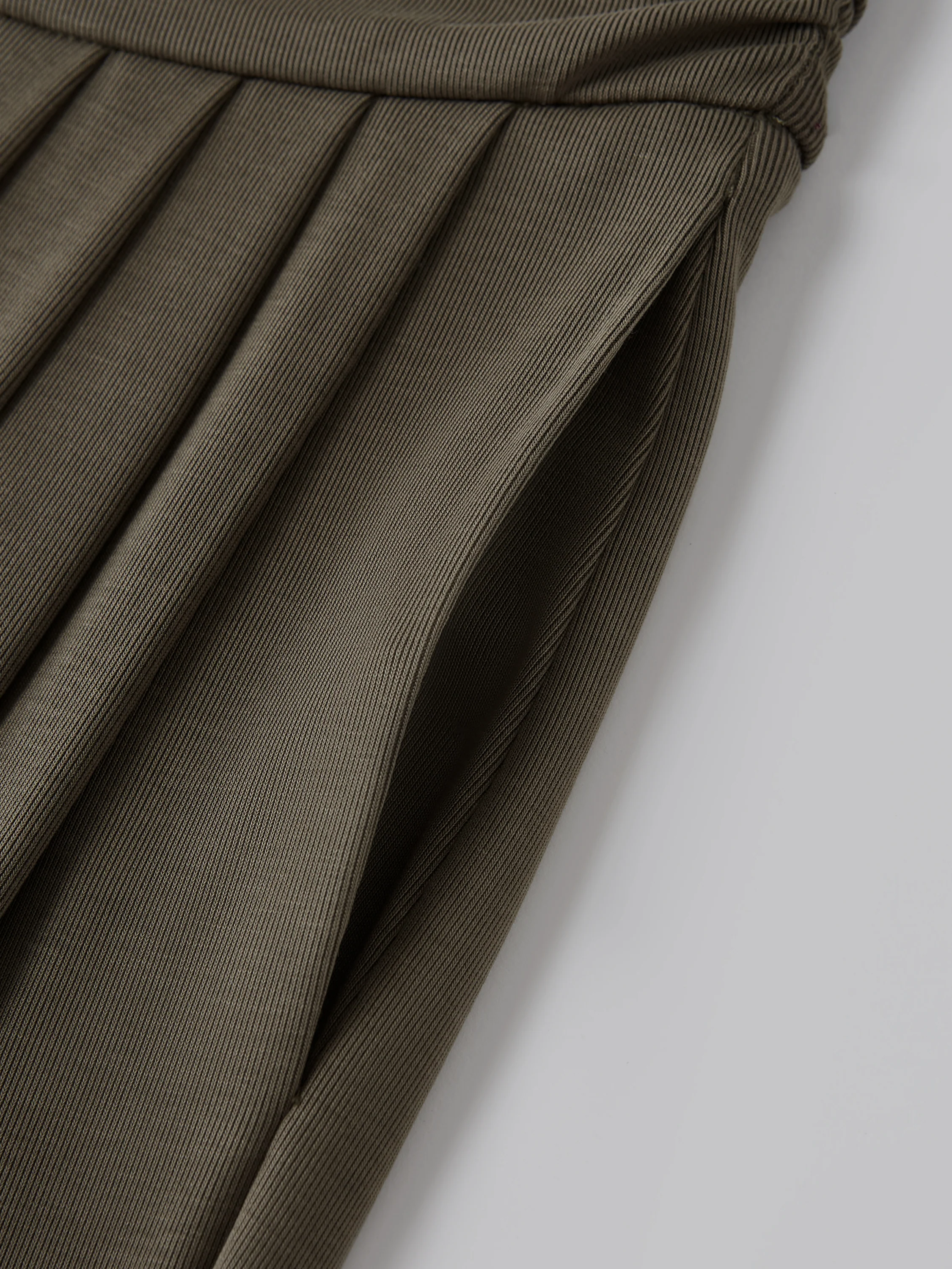 Sandwashed Super Flowy Tucked Palazzo Pant with Pockets - Image 14