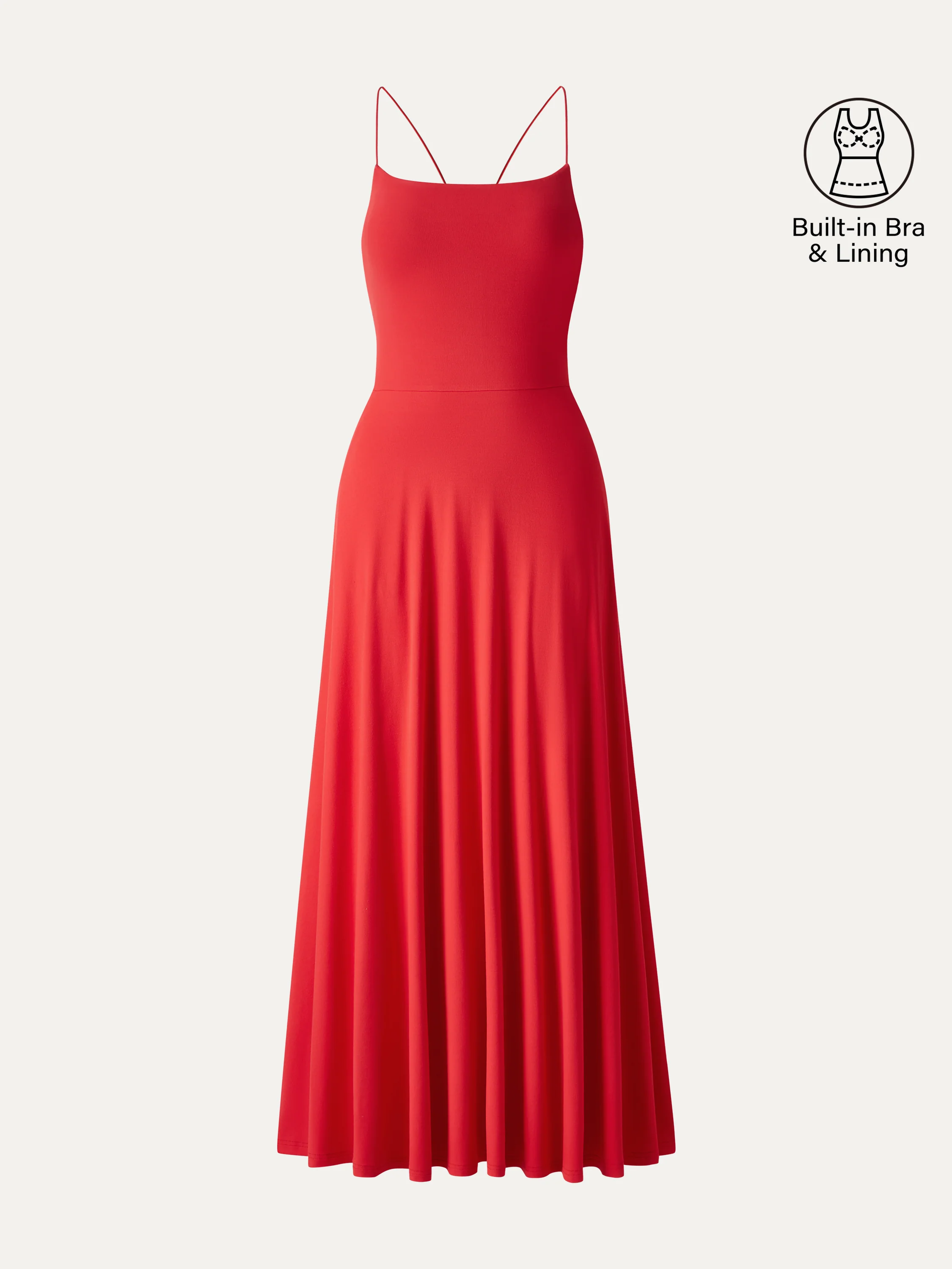 SkinKiss Classy Spaghetti Open Back Midi Bra Dress with Pockets - Image 10
