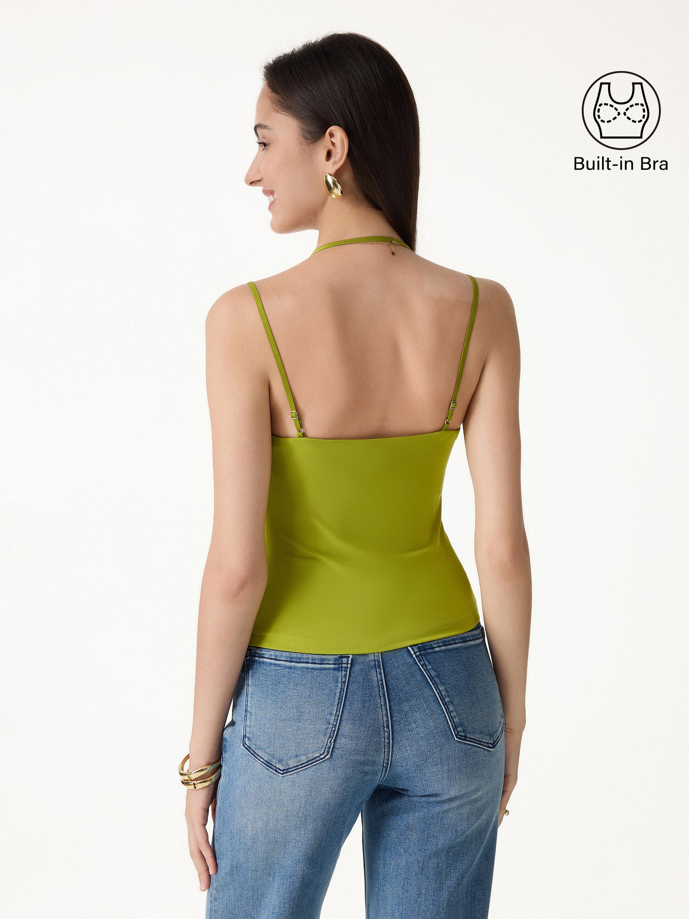 SkinKiss Double Strap Camisole Bra Top - Image 7