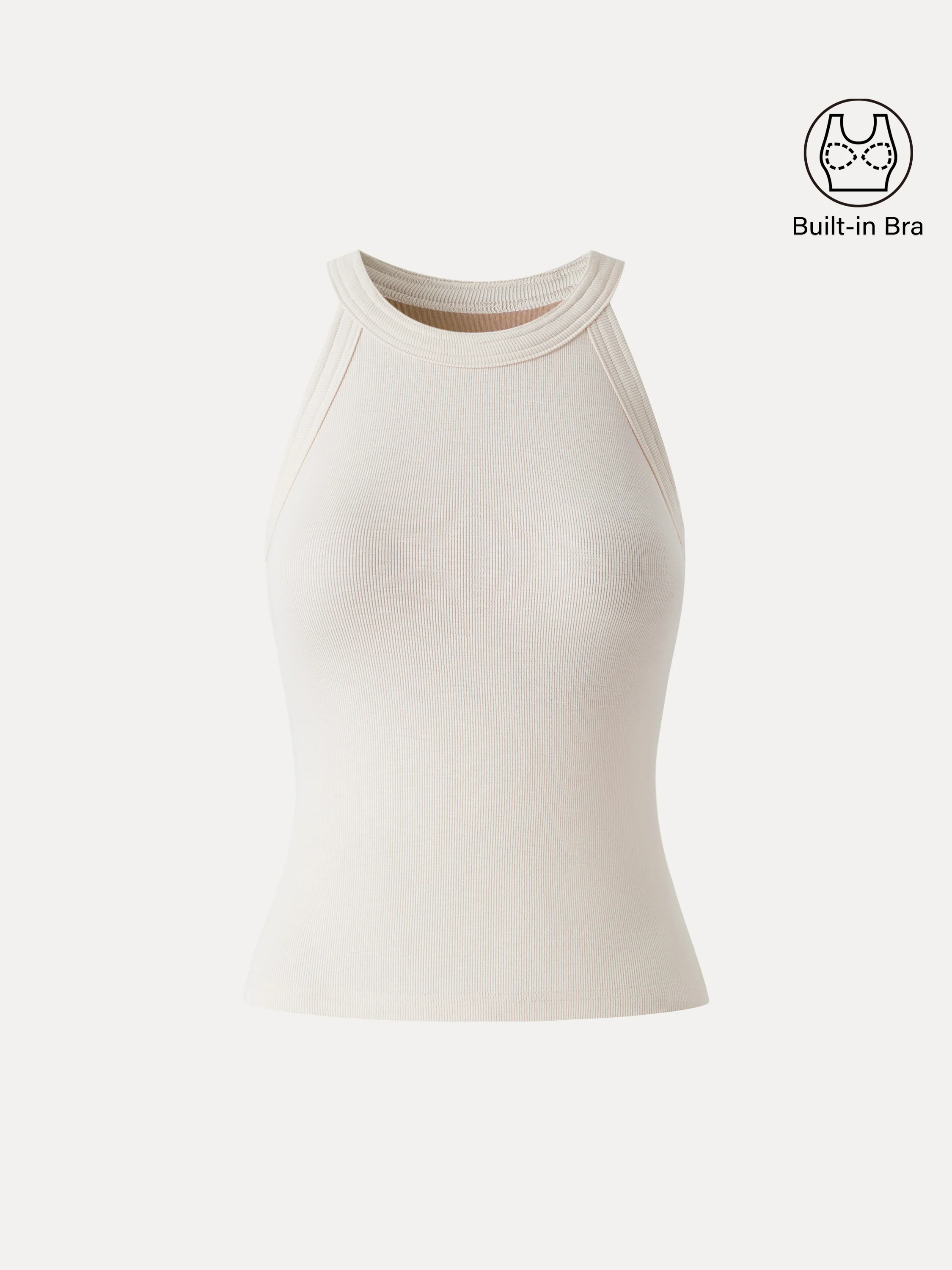 Slub Textured Summer Bra Tank Top - Image 5