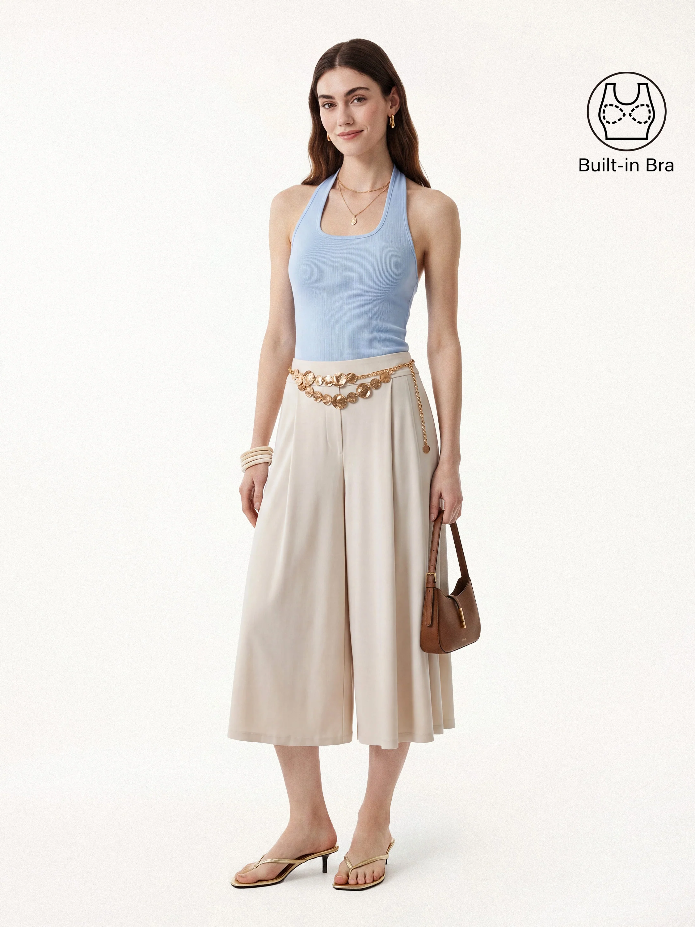 Square Halter Neck Bra Tank - Image 3