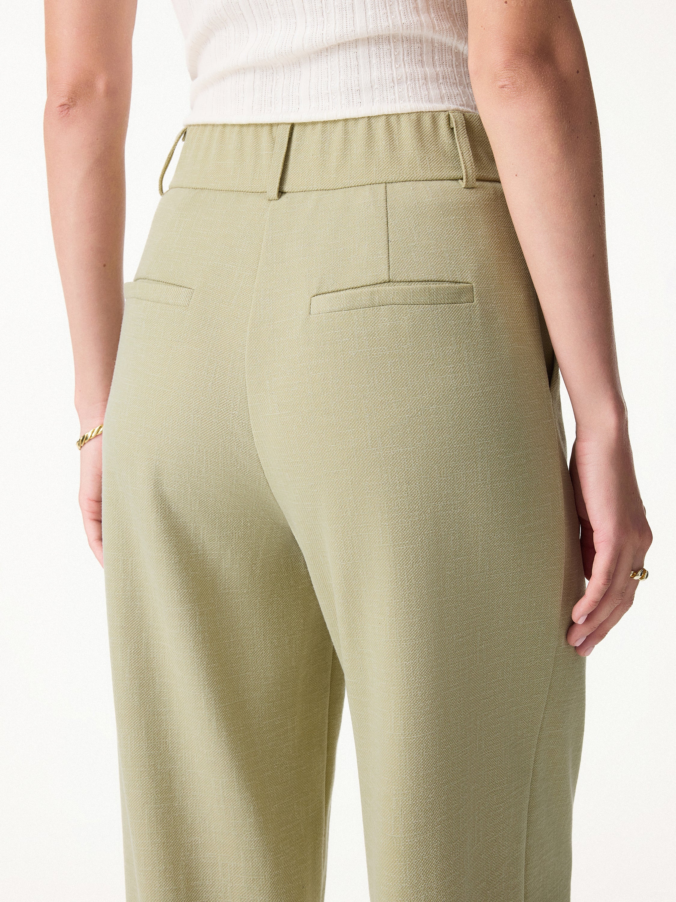 Stretch Linen-Like Wrinkle-Resistant Tapered Pant - Image 10