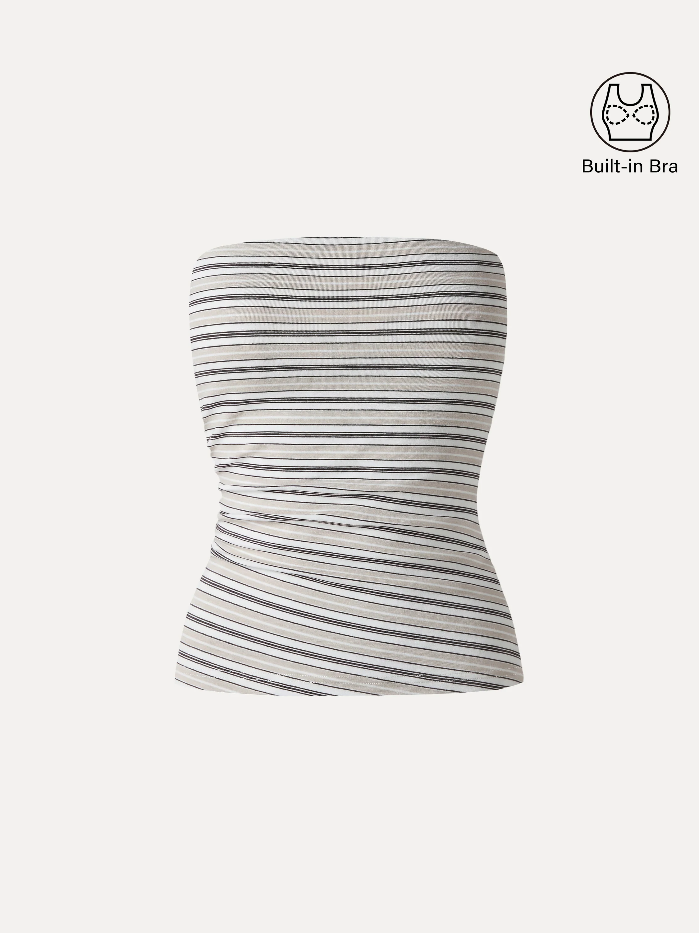 Striped Bra Tube Top - Image 3