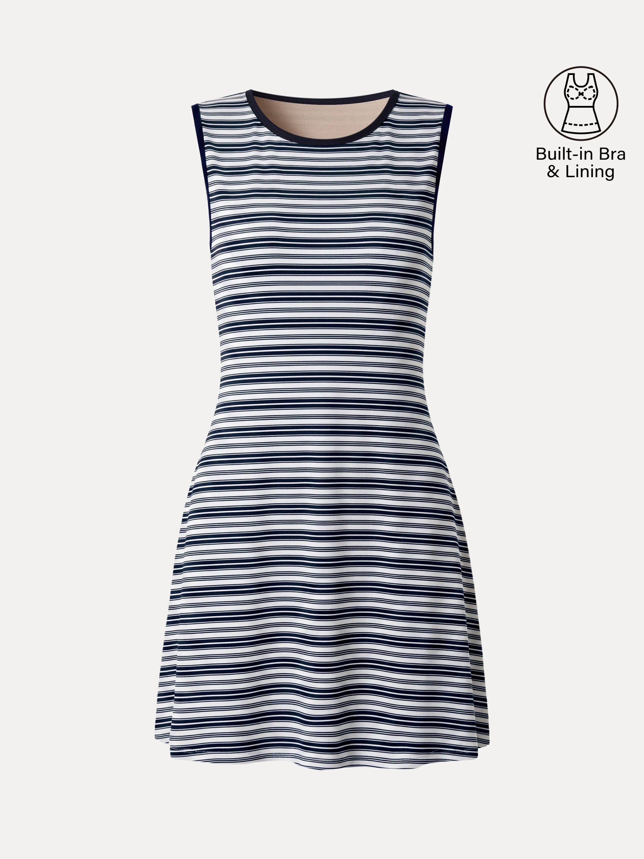 Striped Easy Mini Bra Dress - Image 2