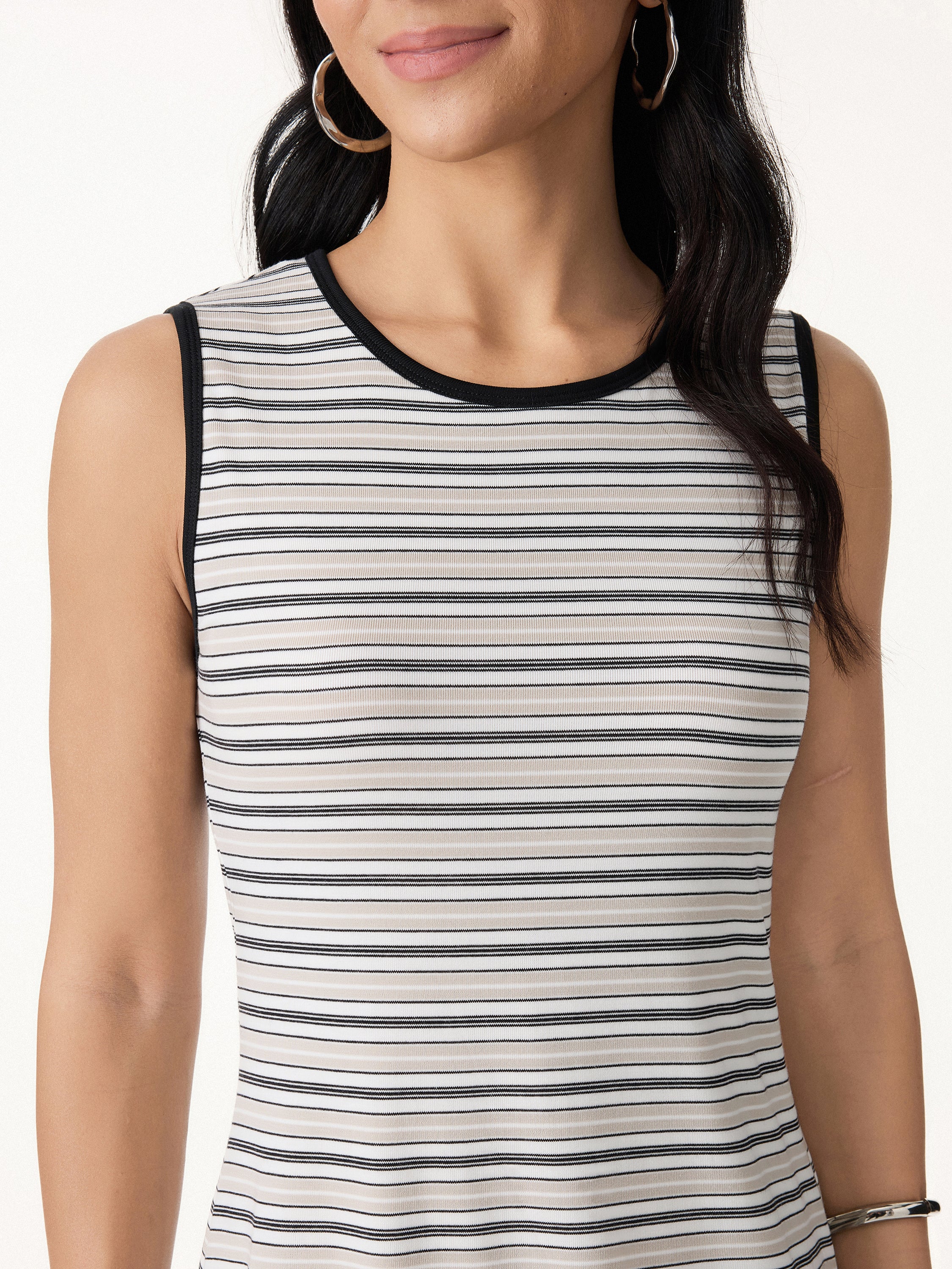 Striped Easy Mini Bra Dress - Image 5