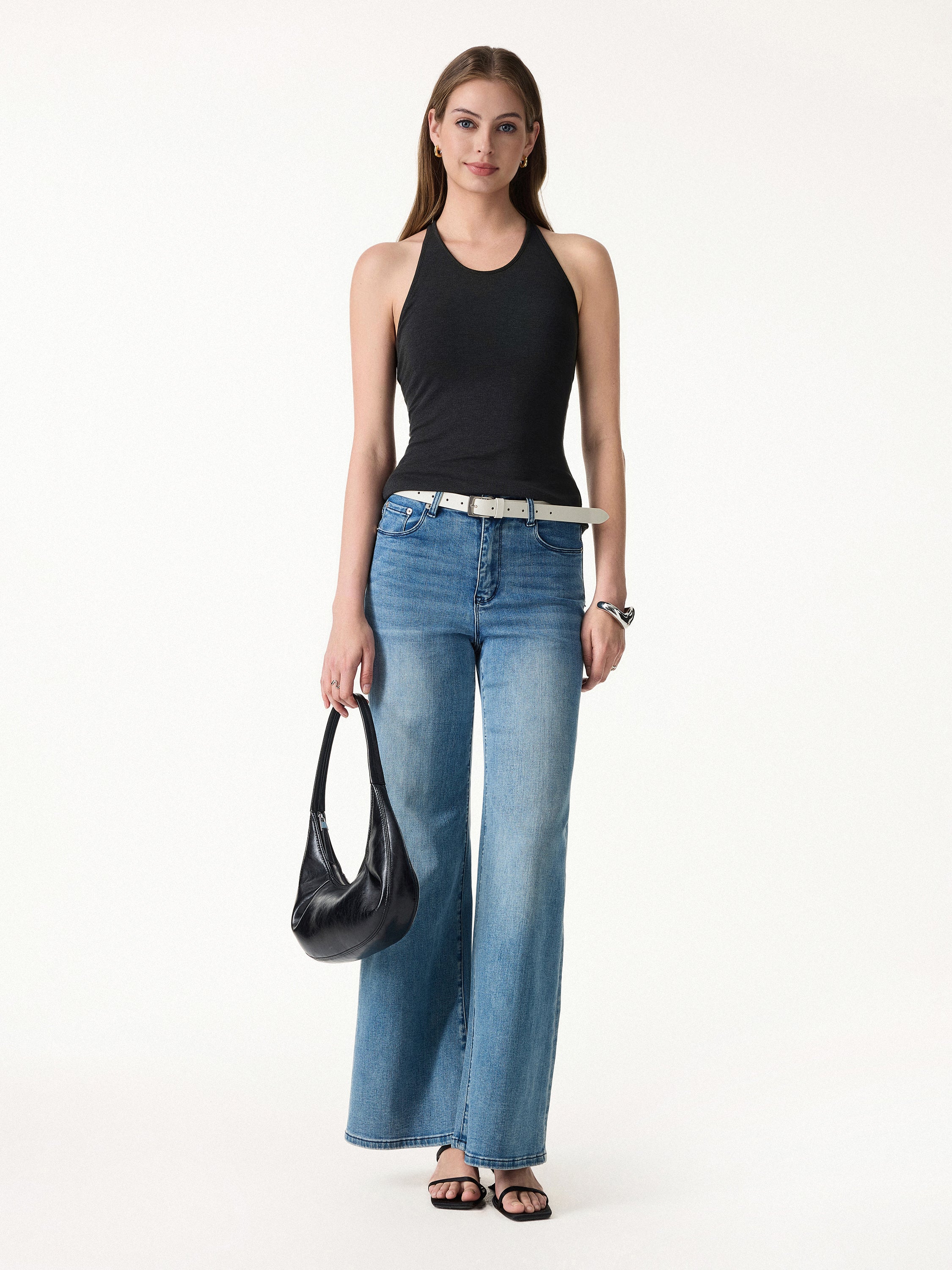 Sweat-Wicking Scoop Neck Bra Tank - Image 3