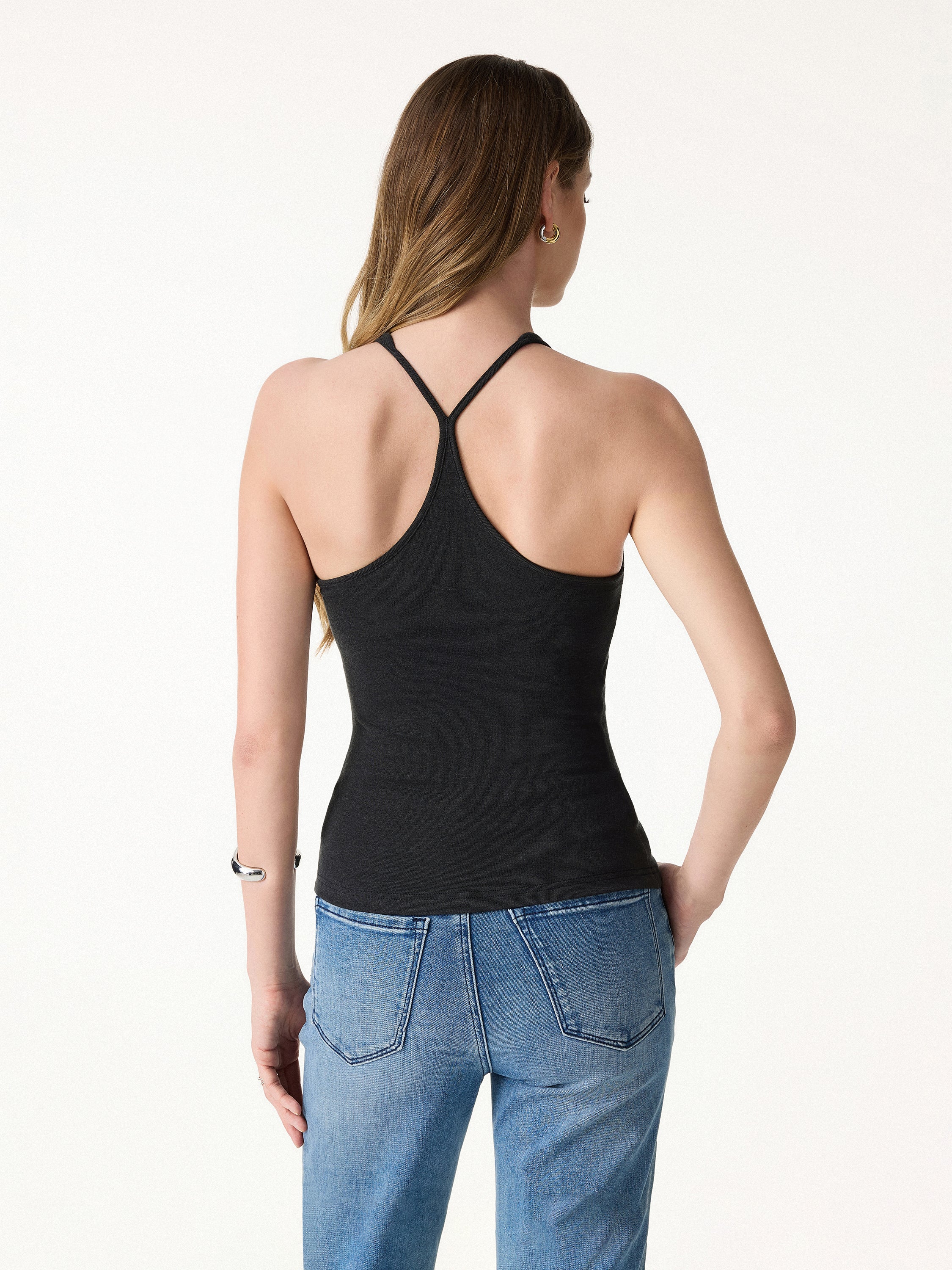 Sweat-Wicking Scoop Neck Bra Tank - Image 8