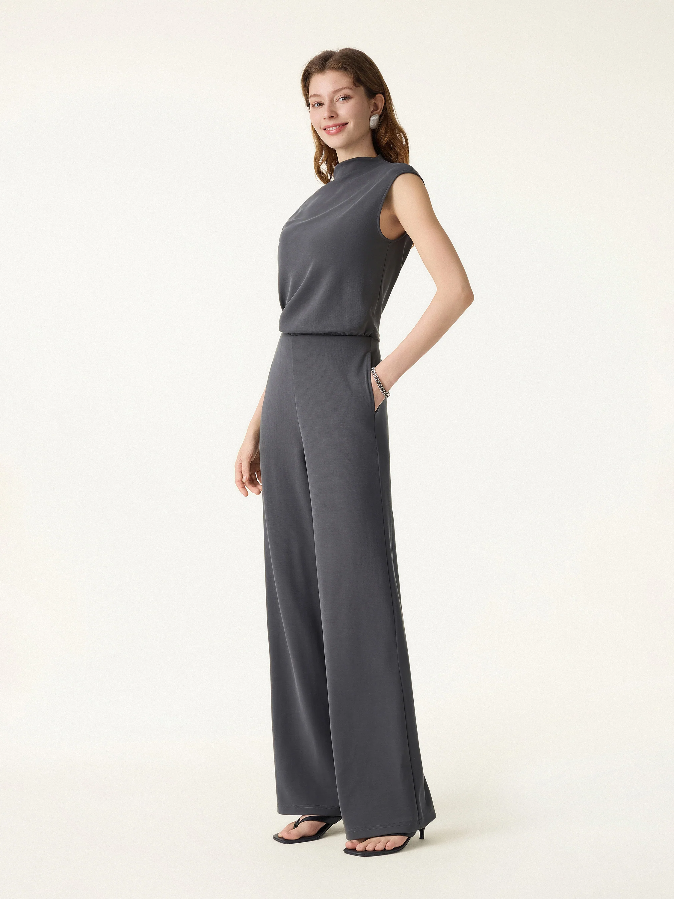 Travel-Friendly Easy-to-Take-Off Jumpsuit