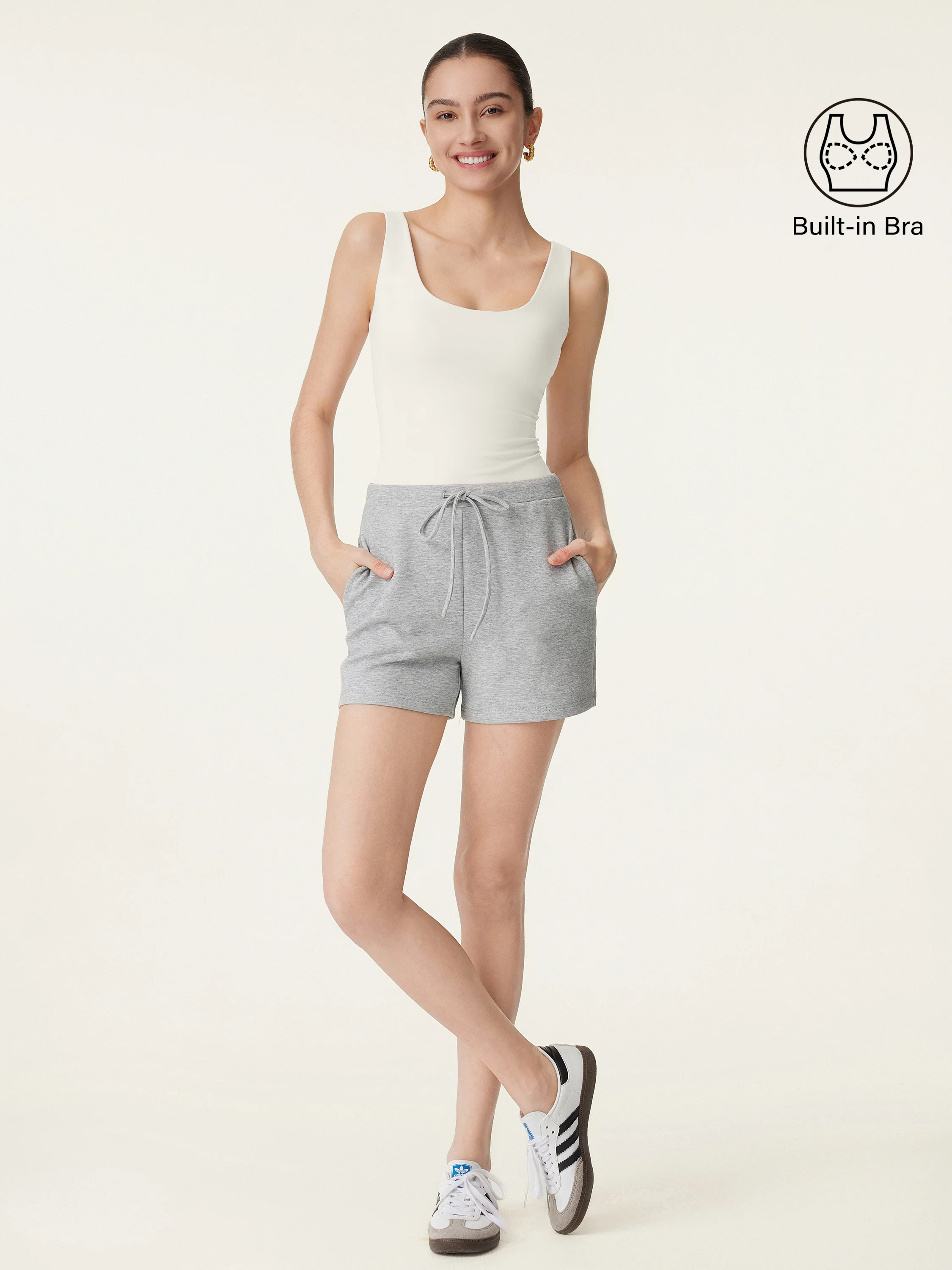 U-neck New Airy Bra Tank