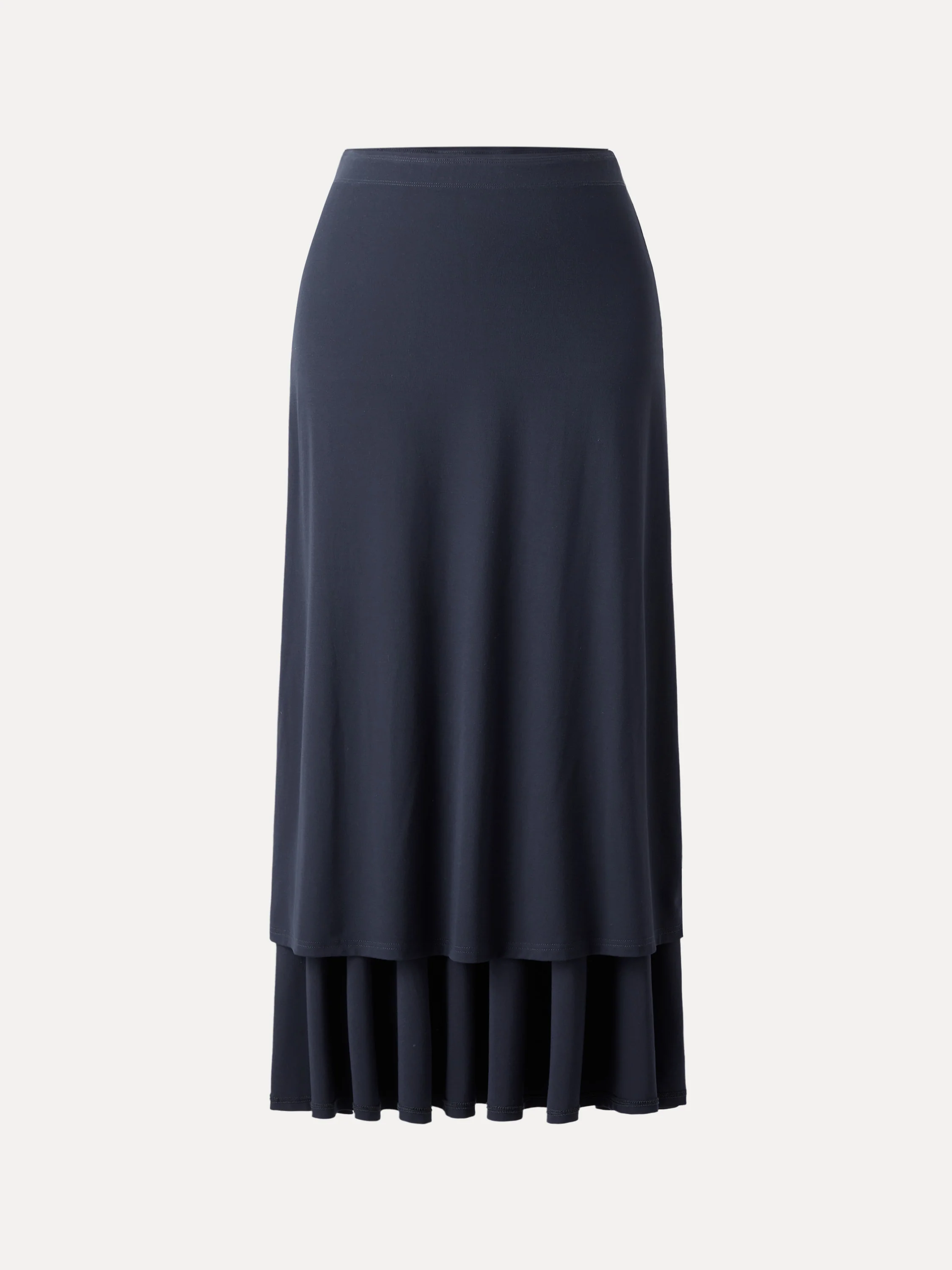 Ultrasoft Mid Rise A-line Ruched Maxi Skirt - Image 8