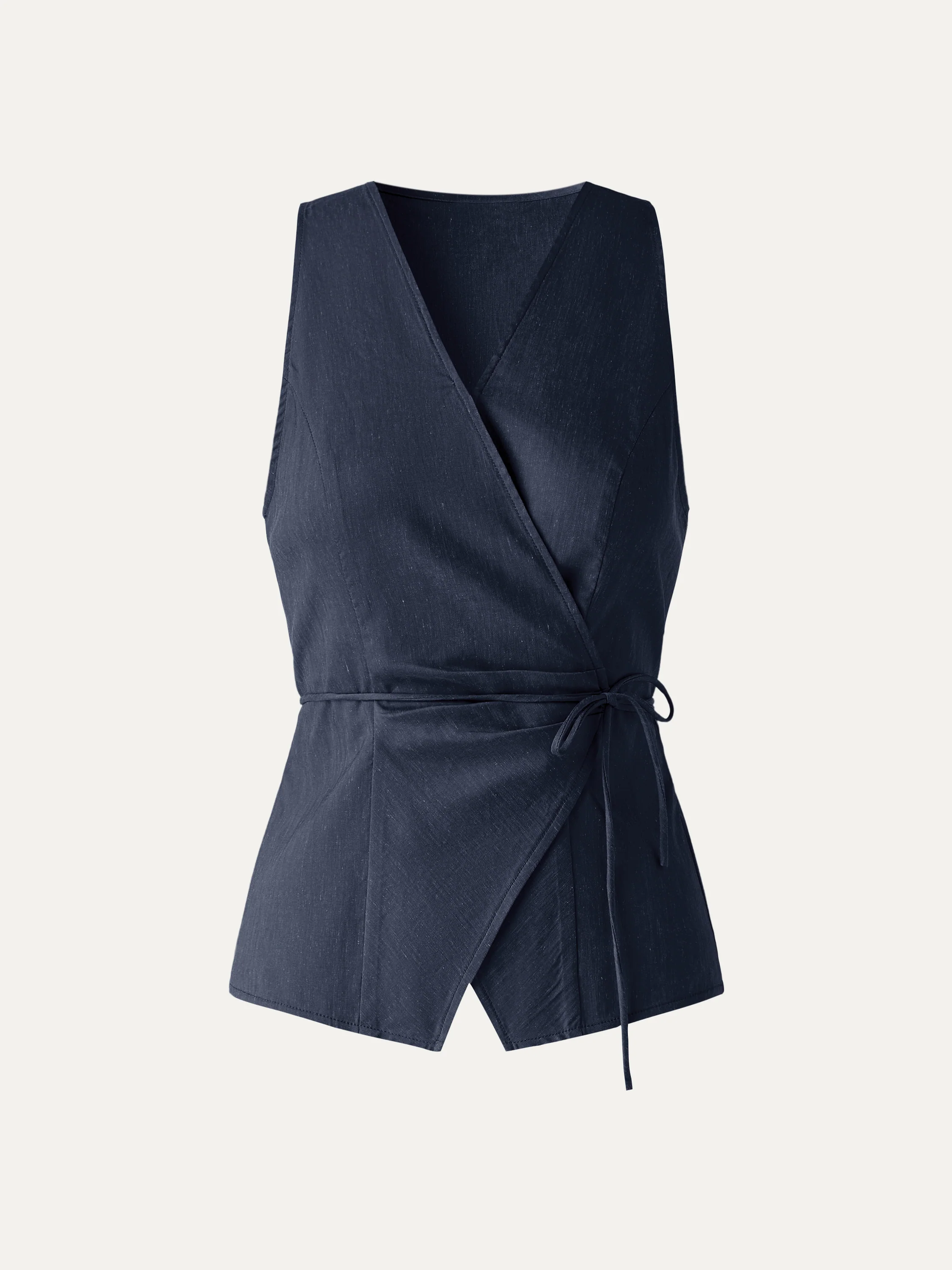 Wrap Top with Self-Tie - Image 13