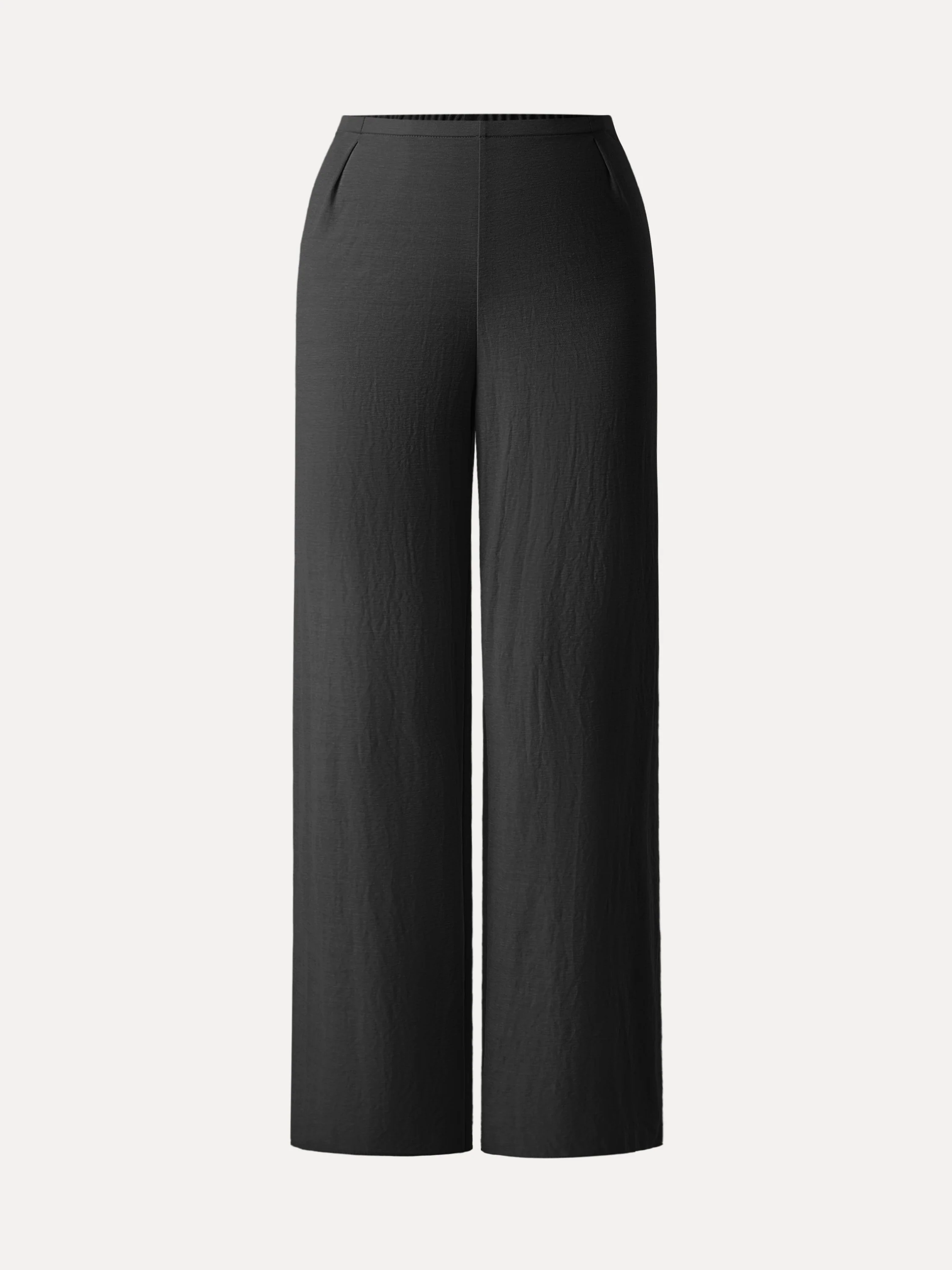 Breathable Cotton-linen Mid Rise Straight Leg Pant - Image 9