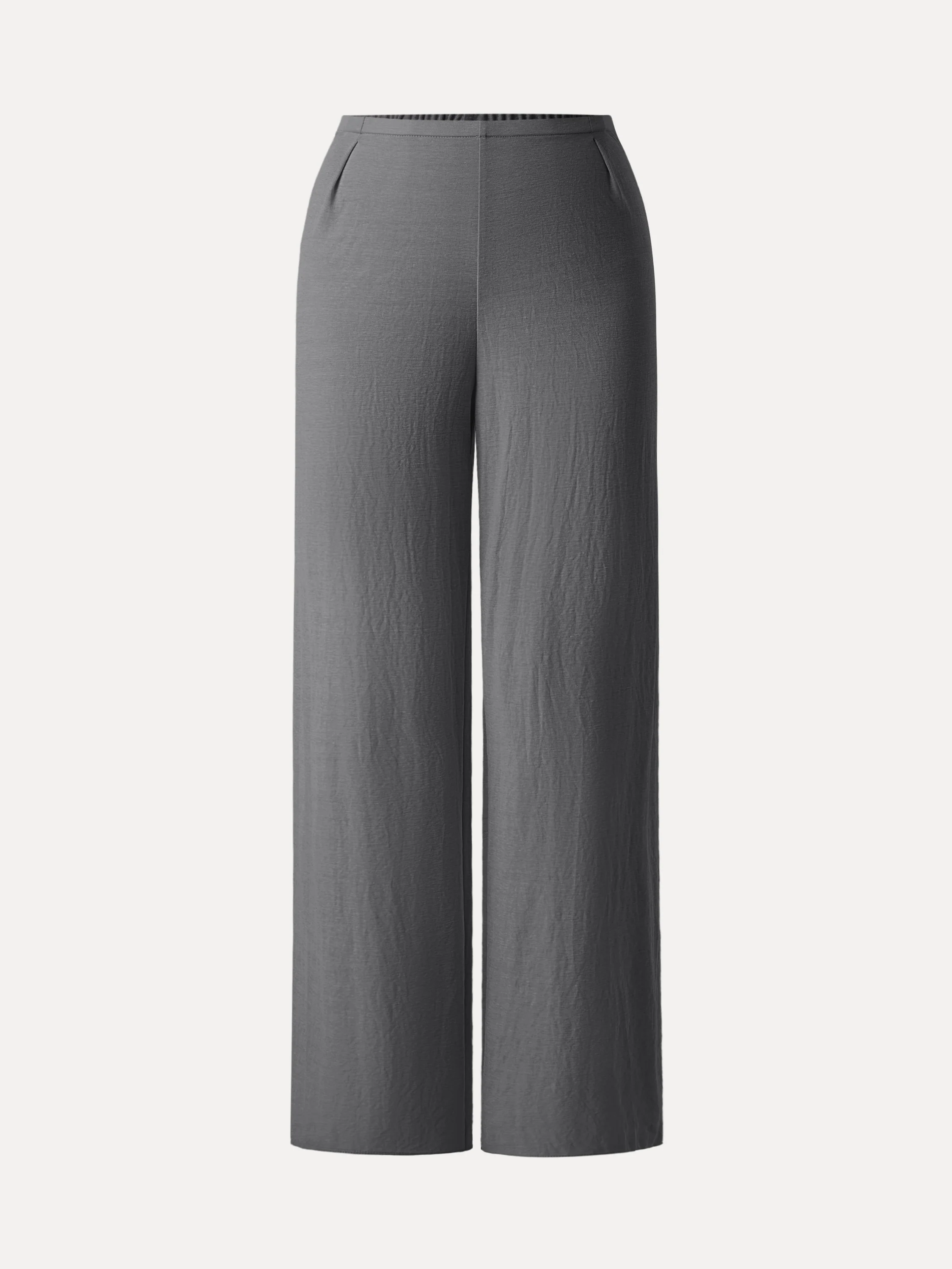 Breathable Cotton-linen Mid Rise Straight Leg Pant - Image 6