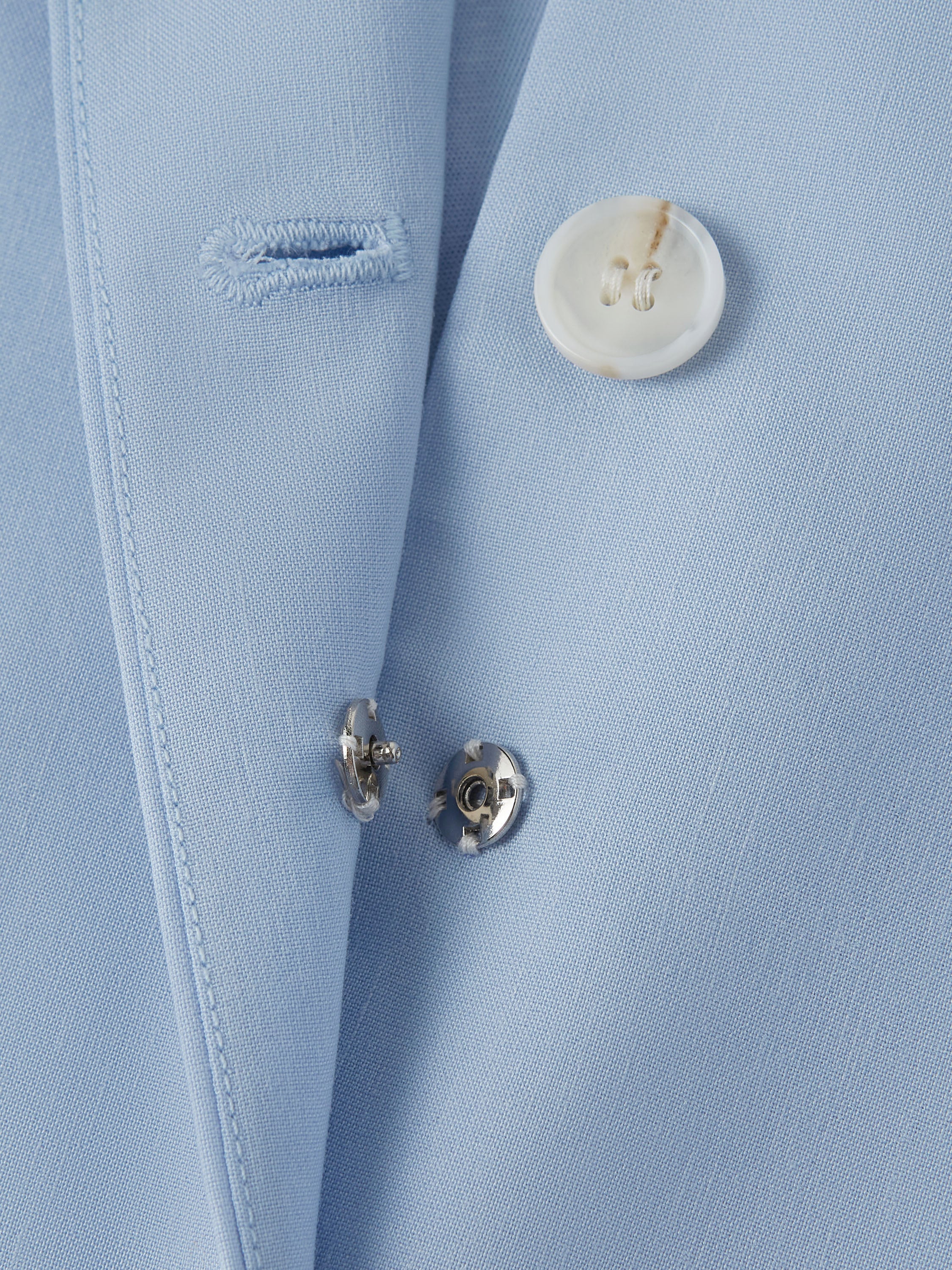 Linen Summer Waistcoat with Pockets - Image 9